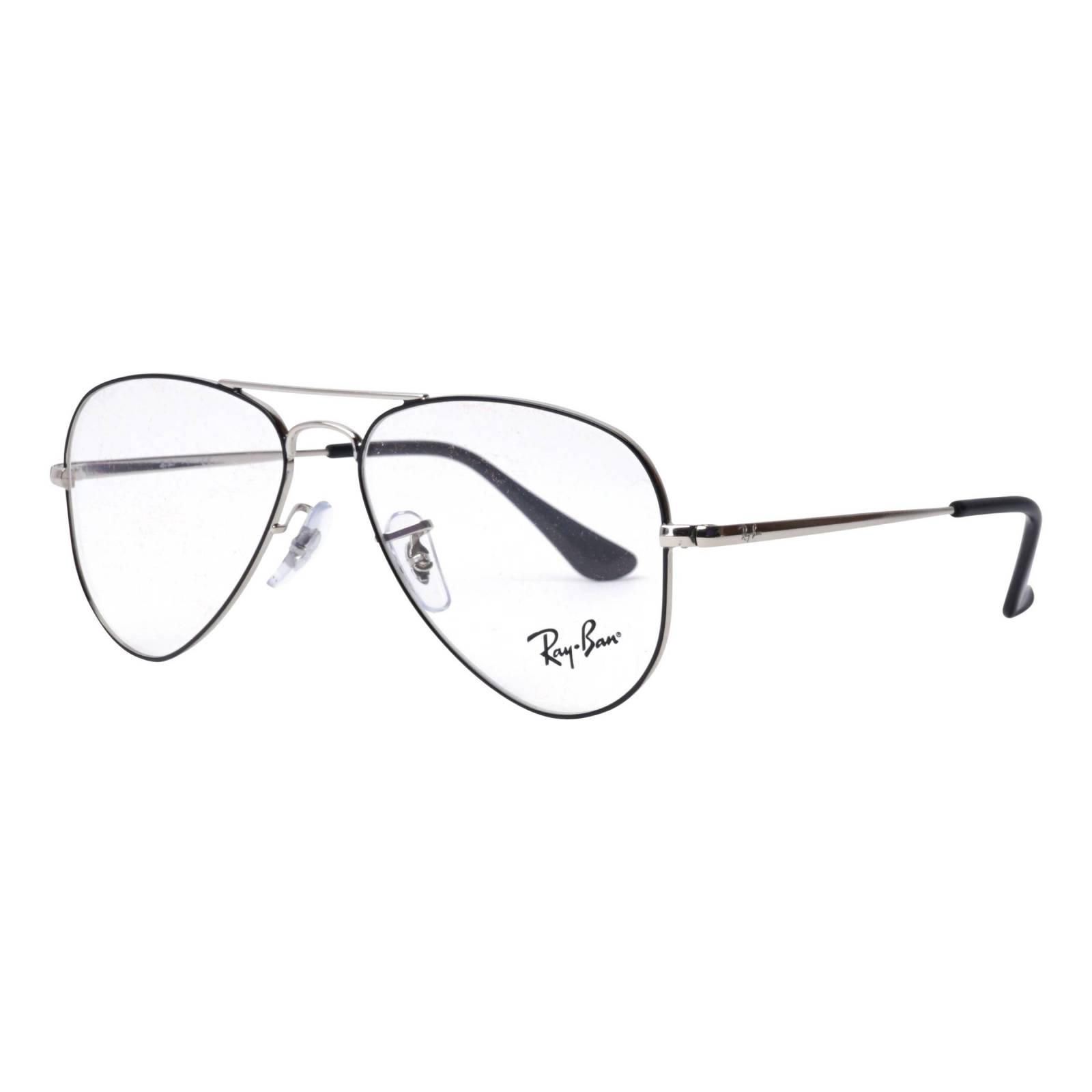 Lentes de sol Ray Ban Rb1089 4064 Aviator Junior Plateado Gris