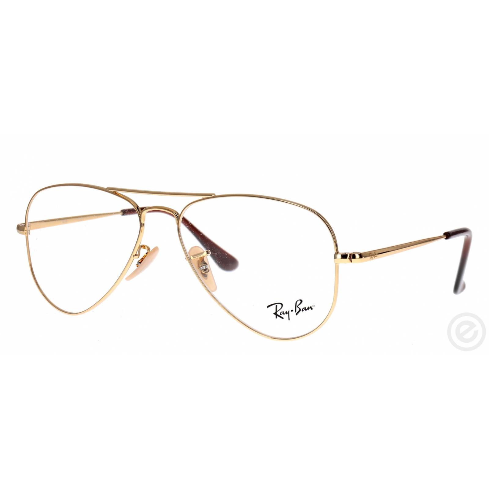 Lentes de sol Ray Ban Rb1089 4051 Aviator Junior Dorado Carey