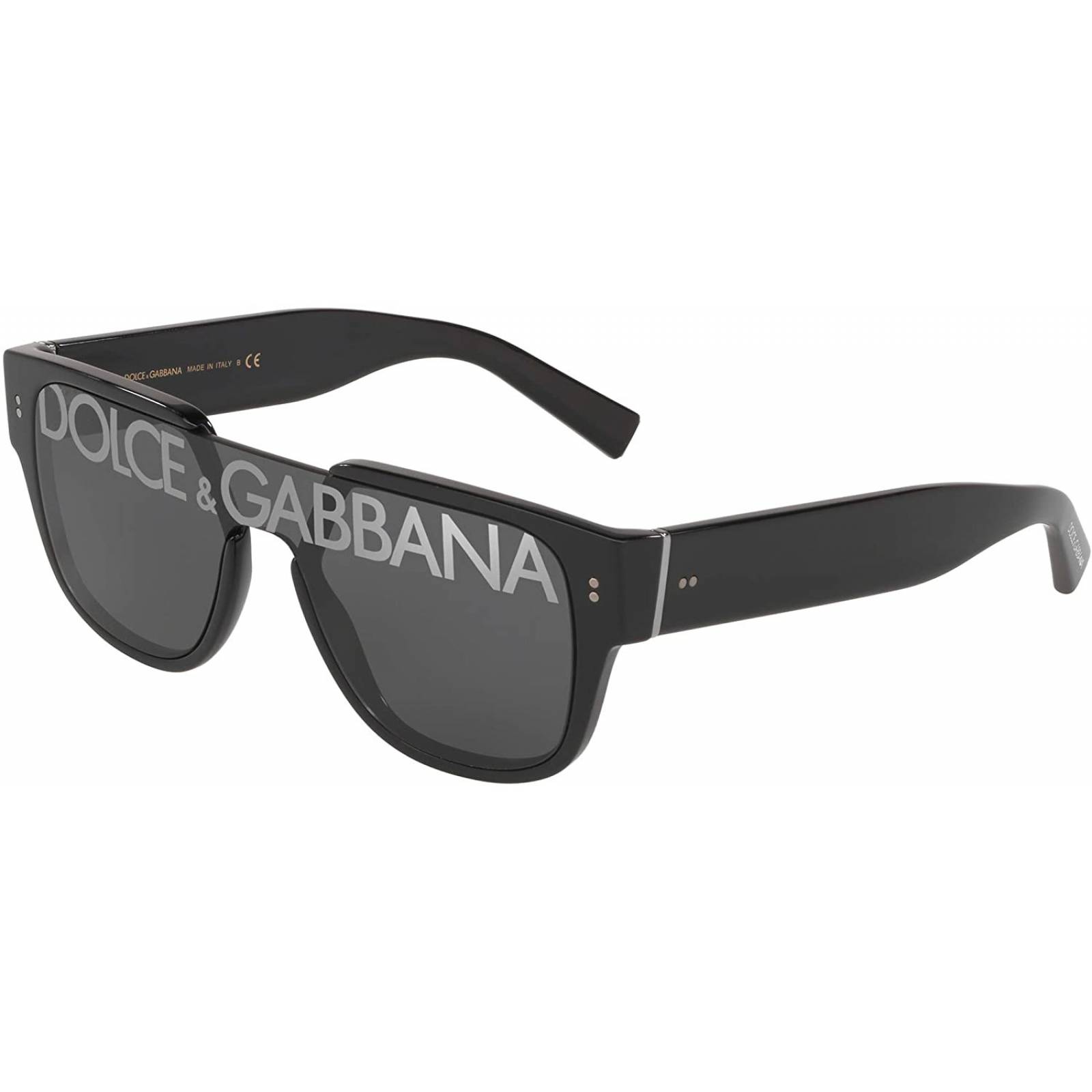 Lentes Dolce & Gabbana DG4356 501/M Square Shape Negro Plata