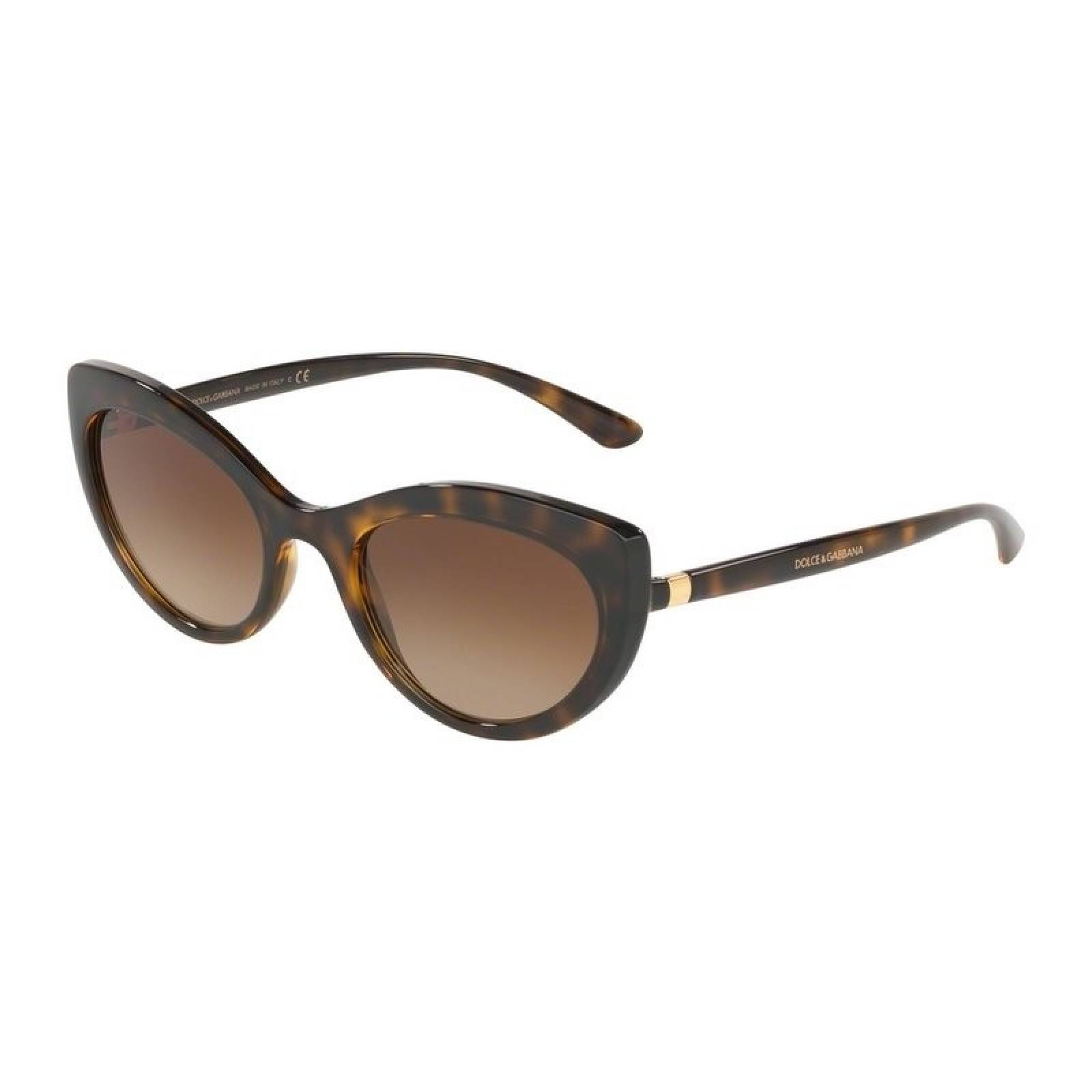 Lentes Dolce & Gabbana DG6124 502/13 Eye Cat Carey Cafe Dorado