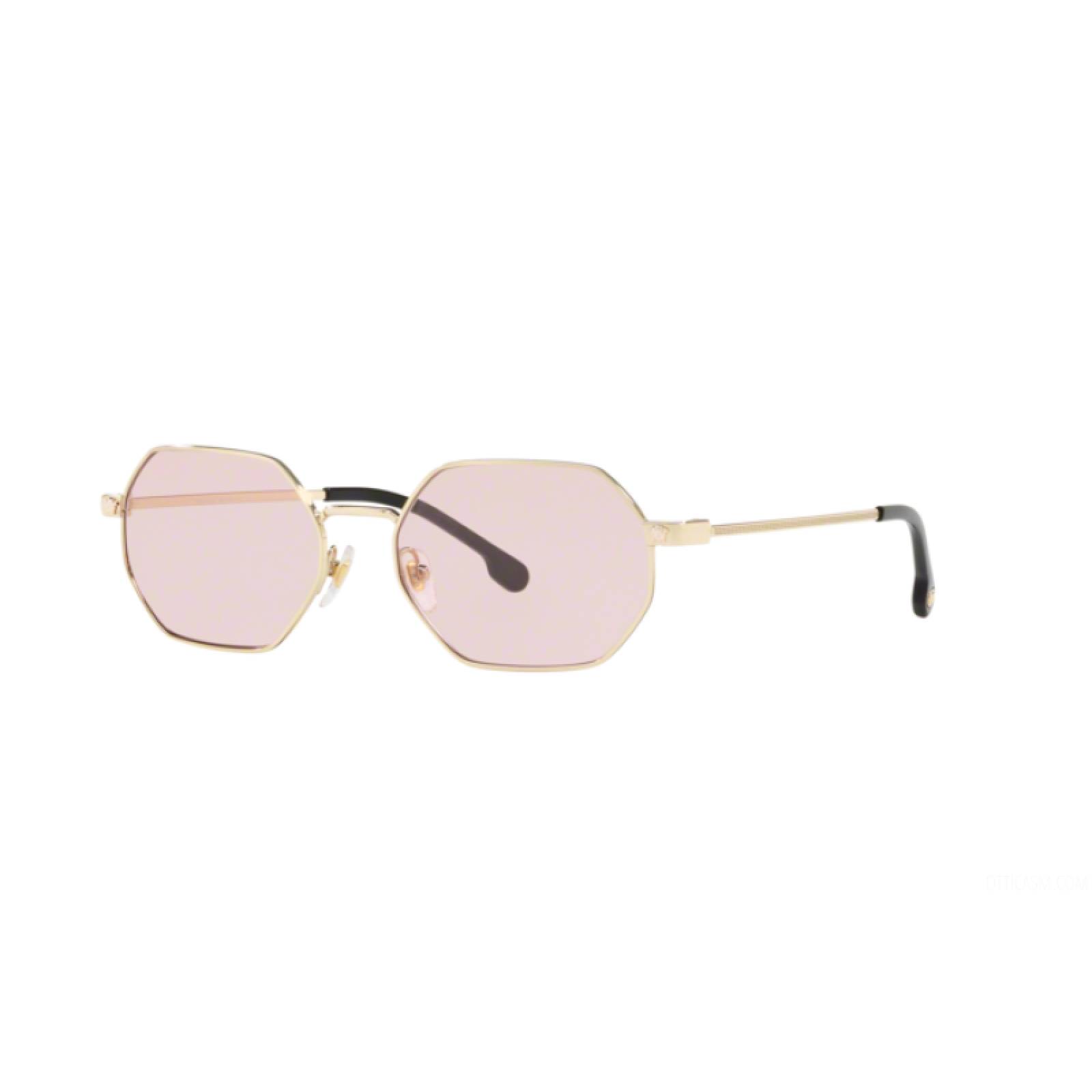 Lentes Versace VE2194 1252 5 Octagonal Rosa transparente