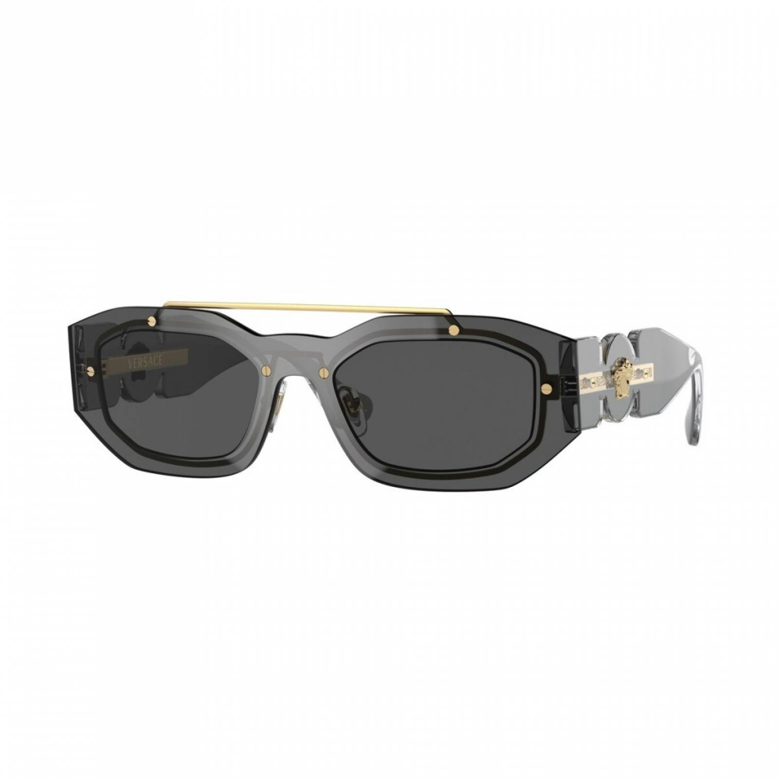 Lentes Versace VE2235 100287 Medusa Biggie Negro Dorado
