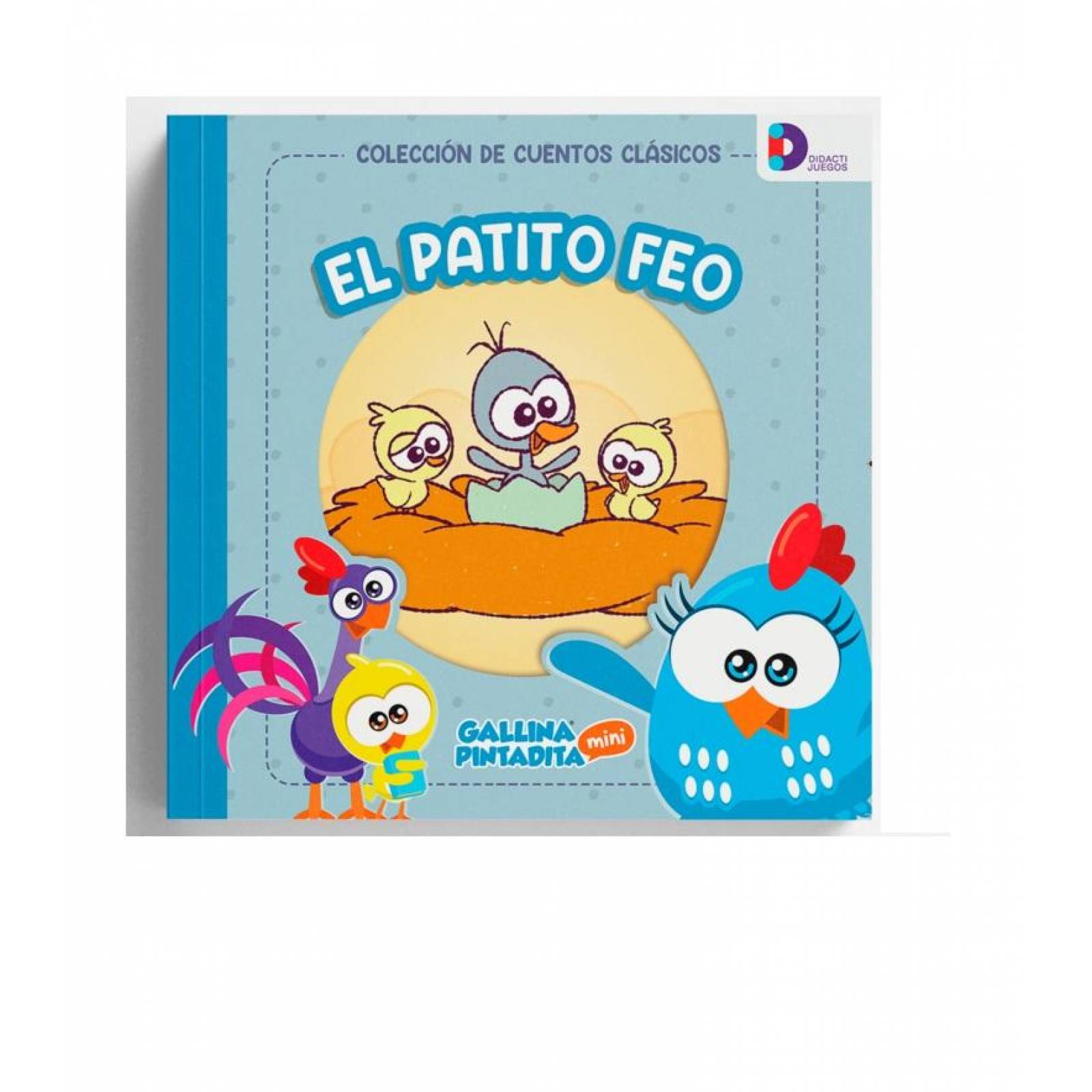 Colección De Cuentos Clasicos Infantiles: Gallina Pintadita - 6 Pz- Didactijuegos 