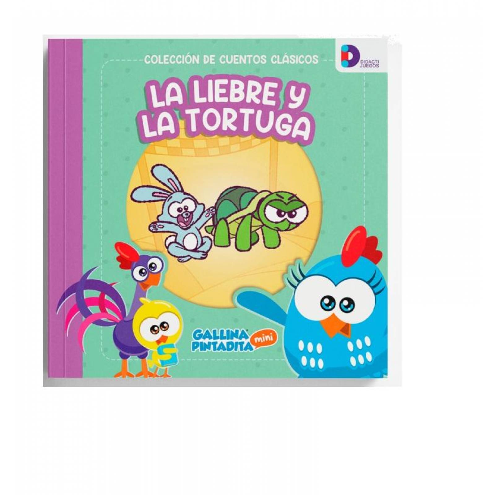 Colección De Cuentos Clasicos Infantiles: Gallina Pintadita - 6 Pz- Didactijuegos 