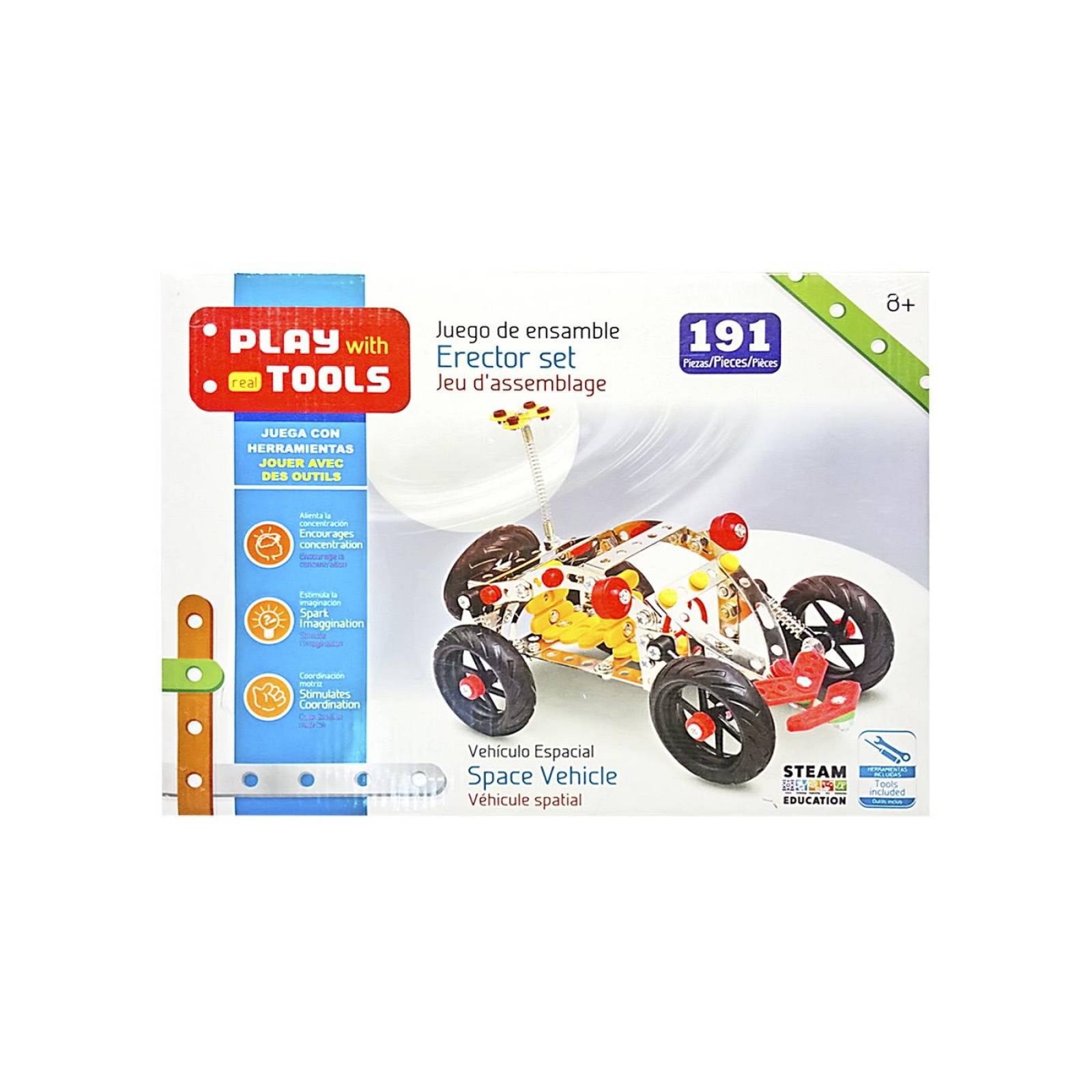 STEAM Construcción Play With Tools Vehículo Espacial 191