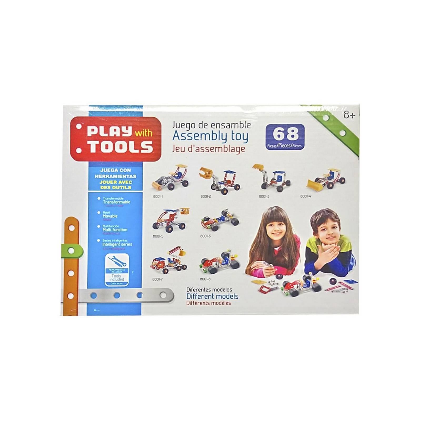 STEM Construcción Play With Tools Todo Terreno 110 Piezas 