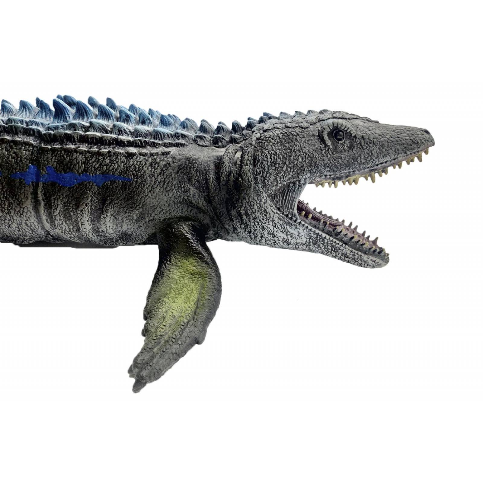 Grandes Juguetes De Dinosaurios Jurassic Mosasaurus Color Gris
