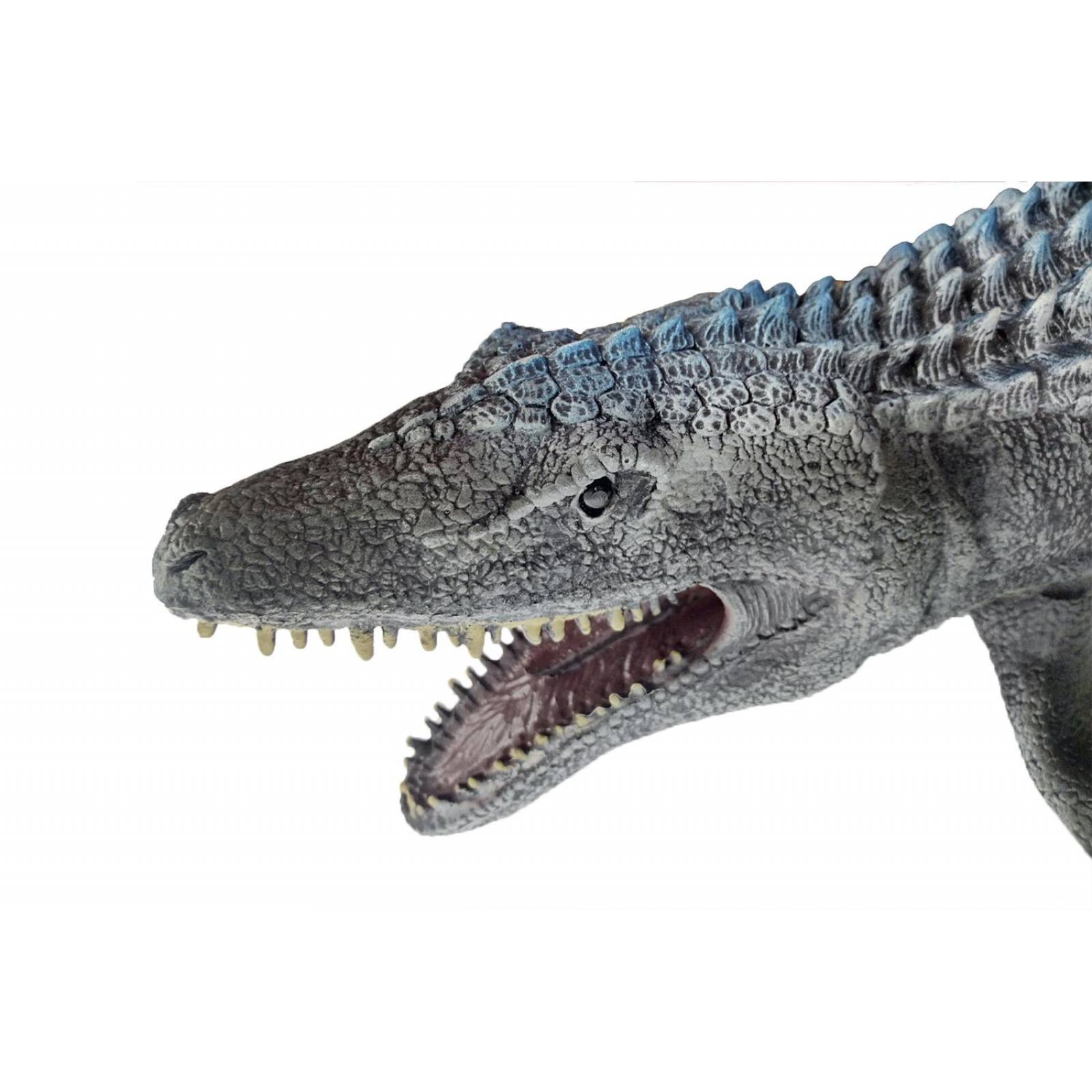 Grandes Juguetes De Dinosaurios Jurassic Mosasaurus Color Gris