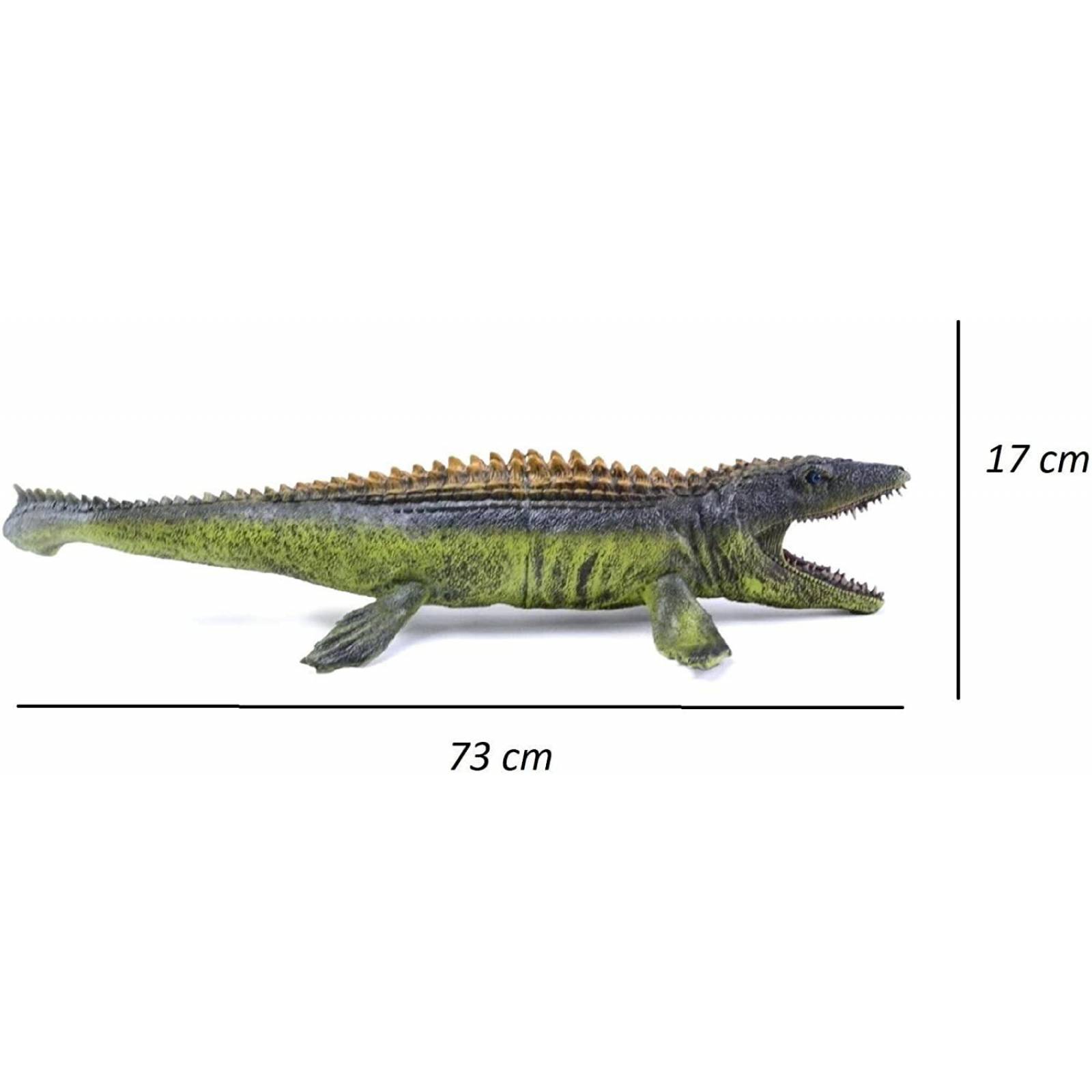 Grandes Juguetes De Dinosaurios Jurassic Mosasaurus Verde Color