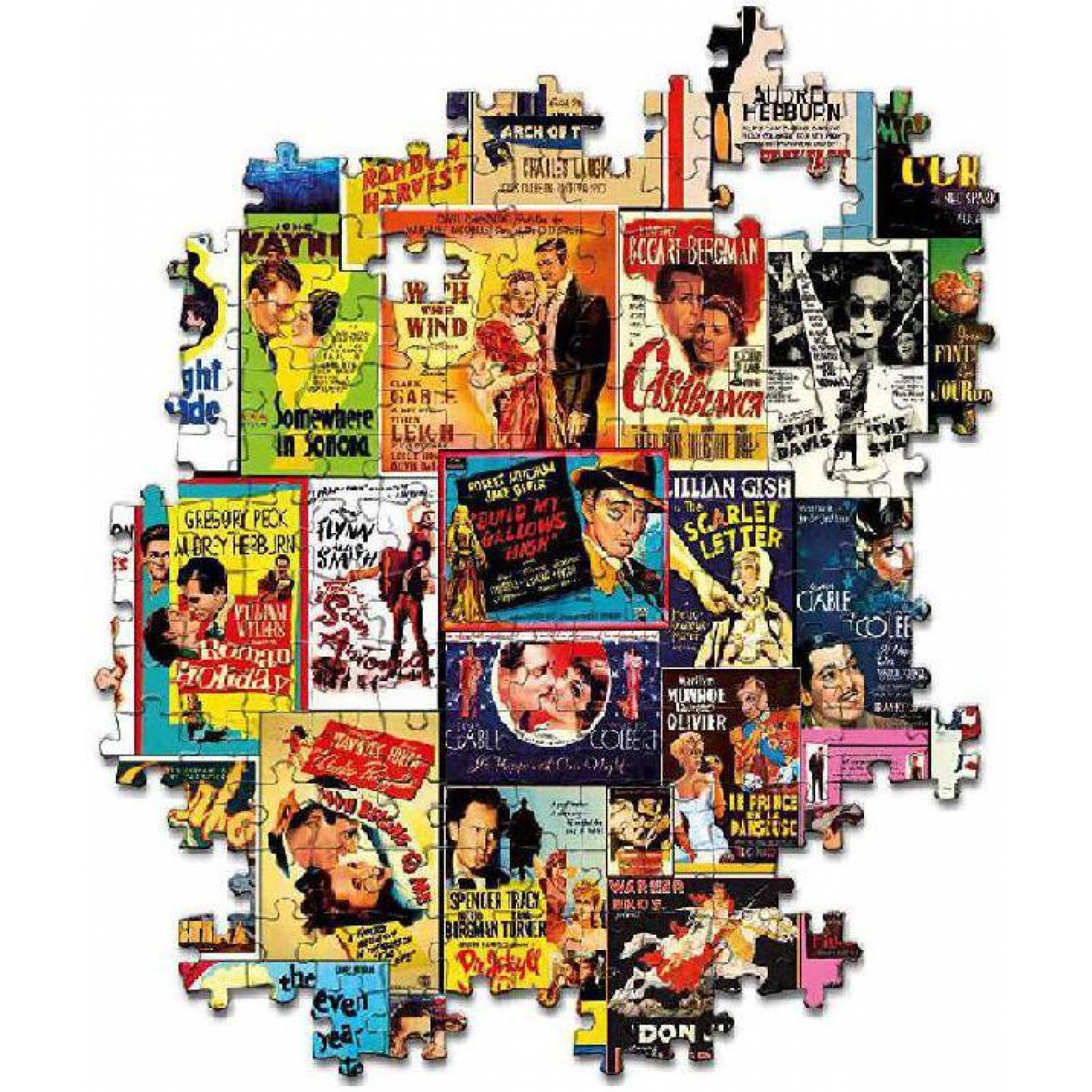 Rompecabezas Peliculas Clasicas, Cine, 500 Pz Clementoni 