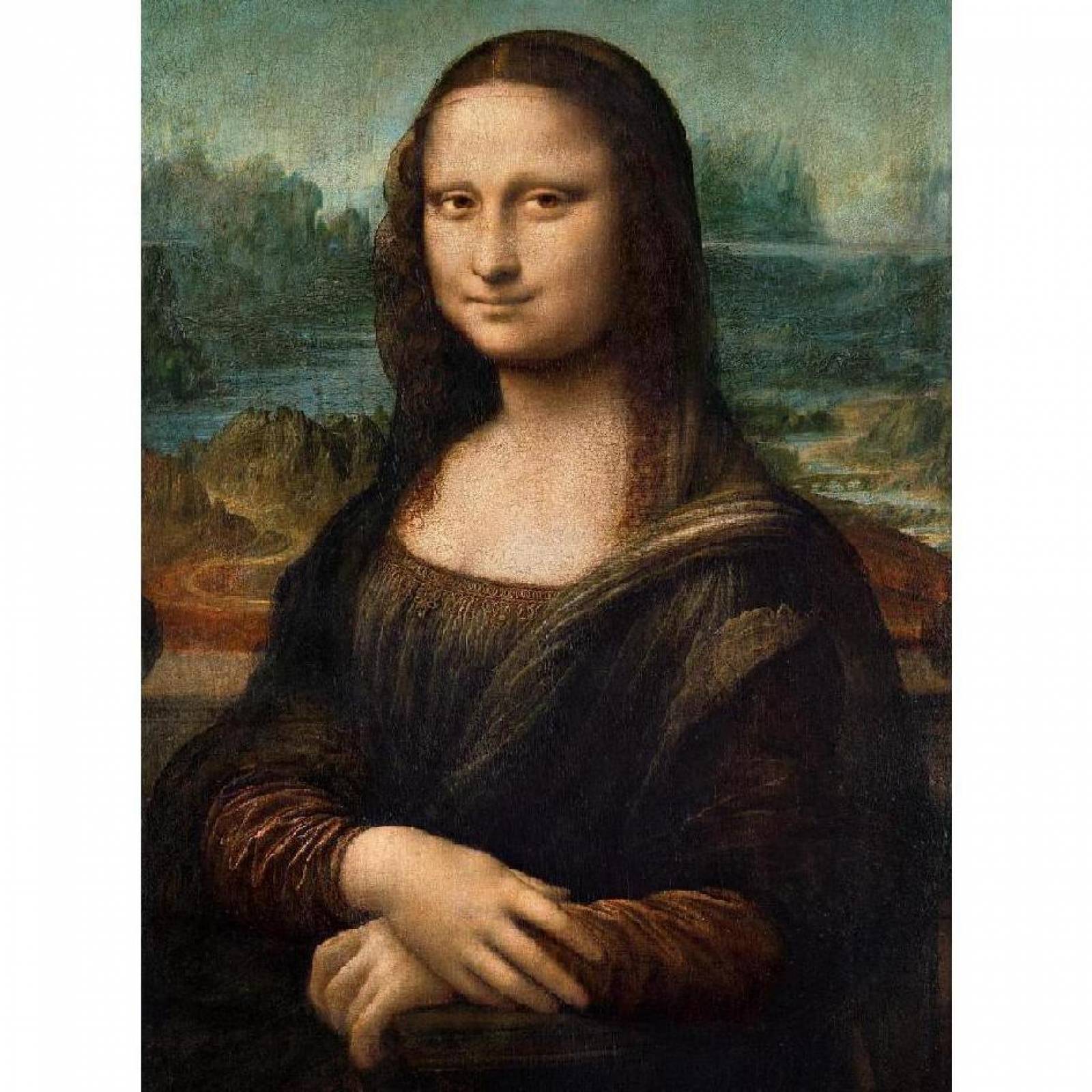 Rompecabezas 500 Pzs, Da Vinci: Mona Lisa, Clementoni 