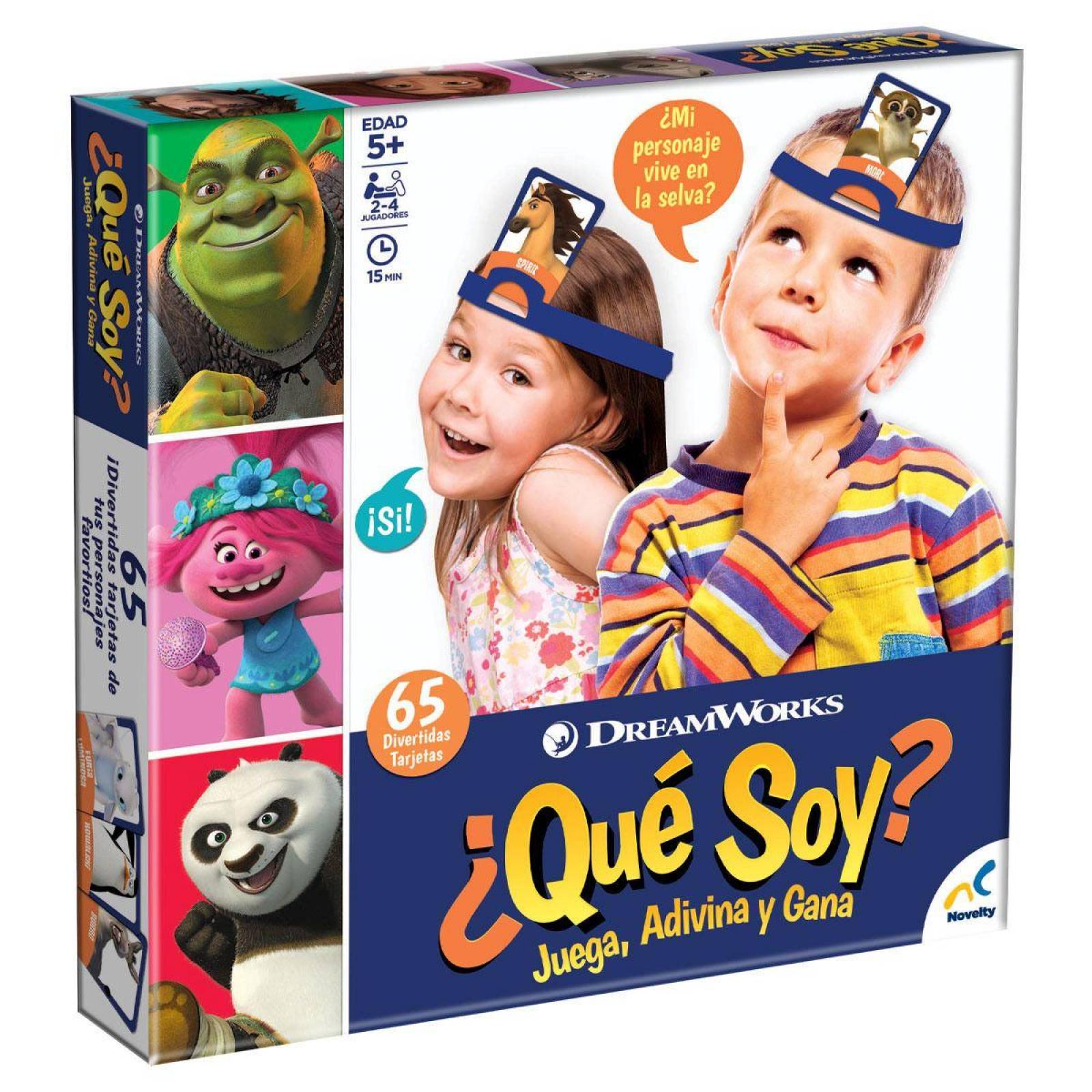 Juego De Mesa Que Soy? Juega, Adivina Y Gana, Dreamworks 