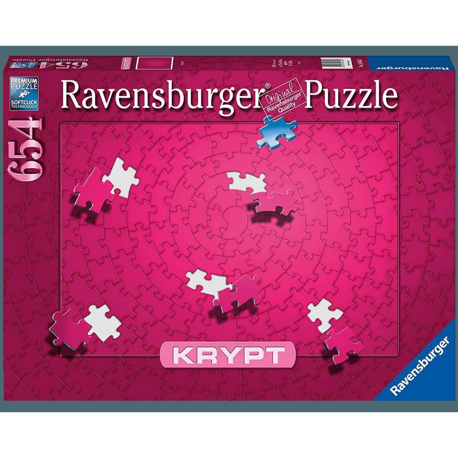 Rompecabezas, Puzzle 654 Pz Ravensburger: Krypt: Todo Rosa 