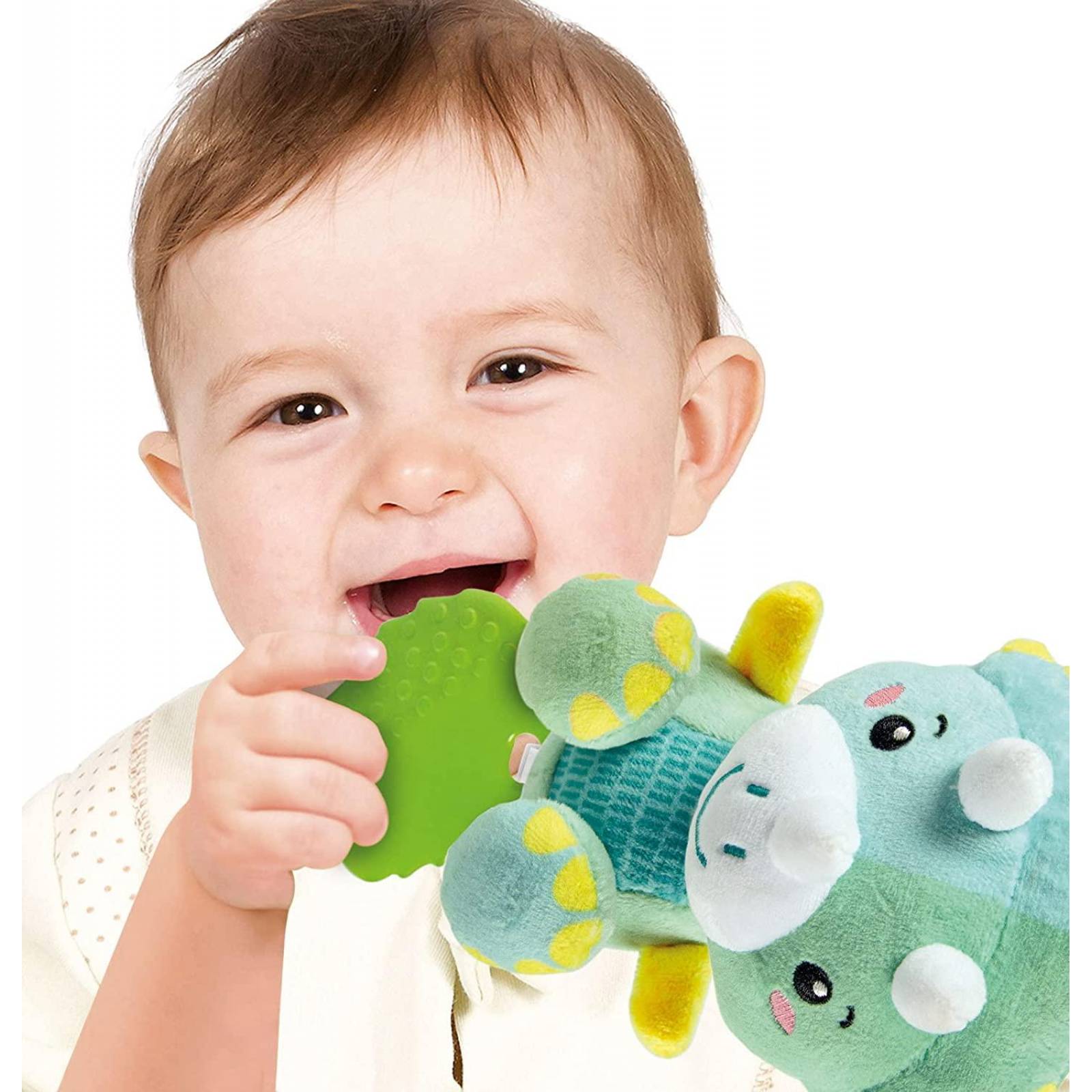 Sonajero Blandito Dinosaurio- Sensorial Baby Clementoni 