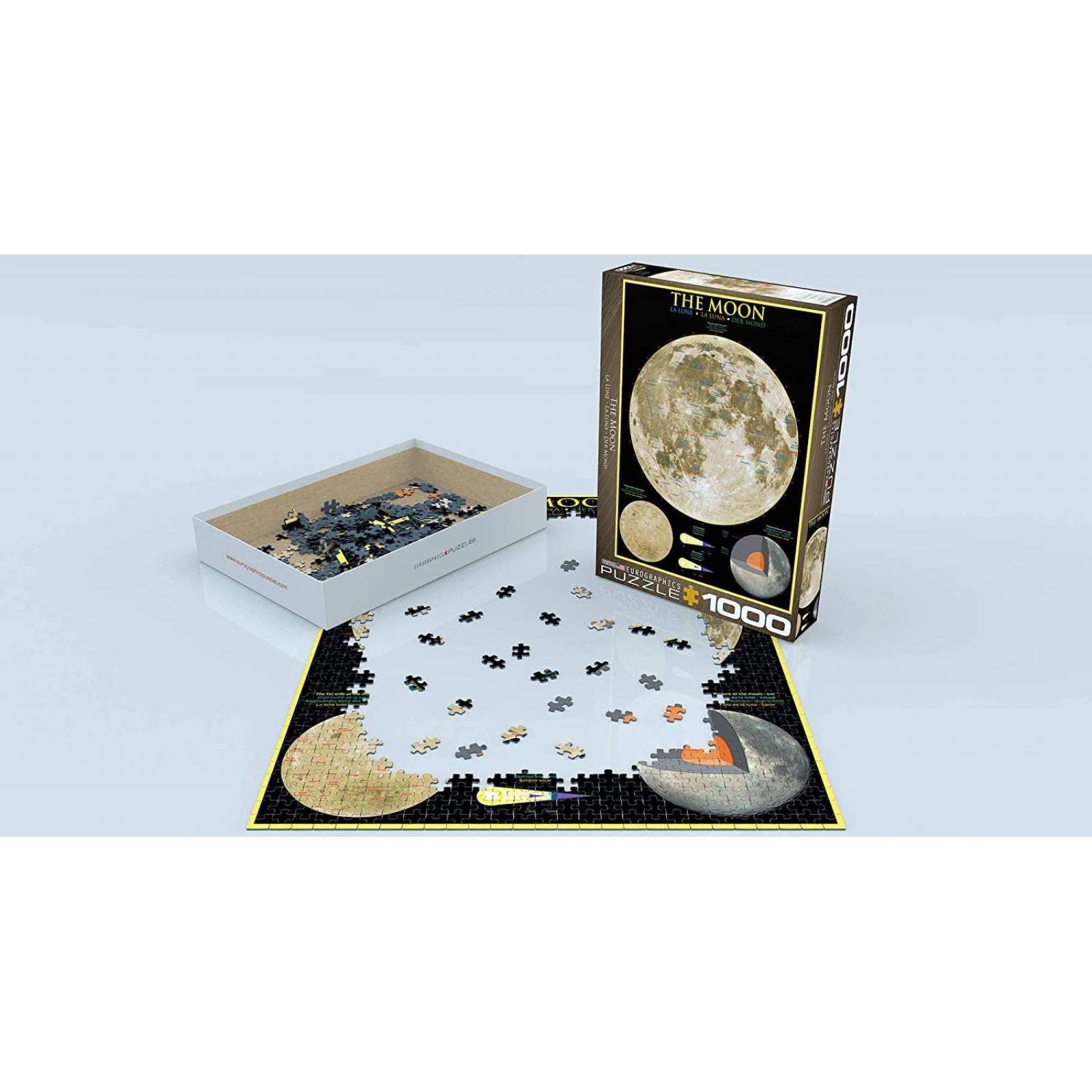 Rompecabezas La Luna The Moon 1000 Piezas Eurographics 