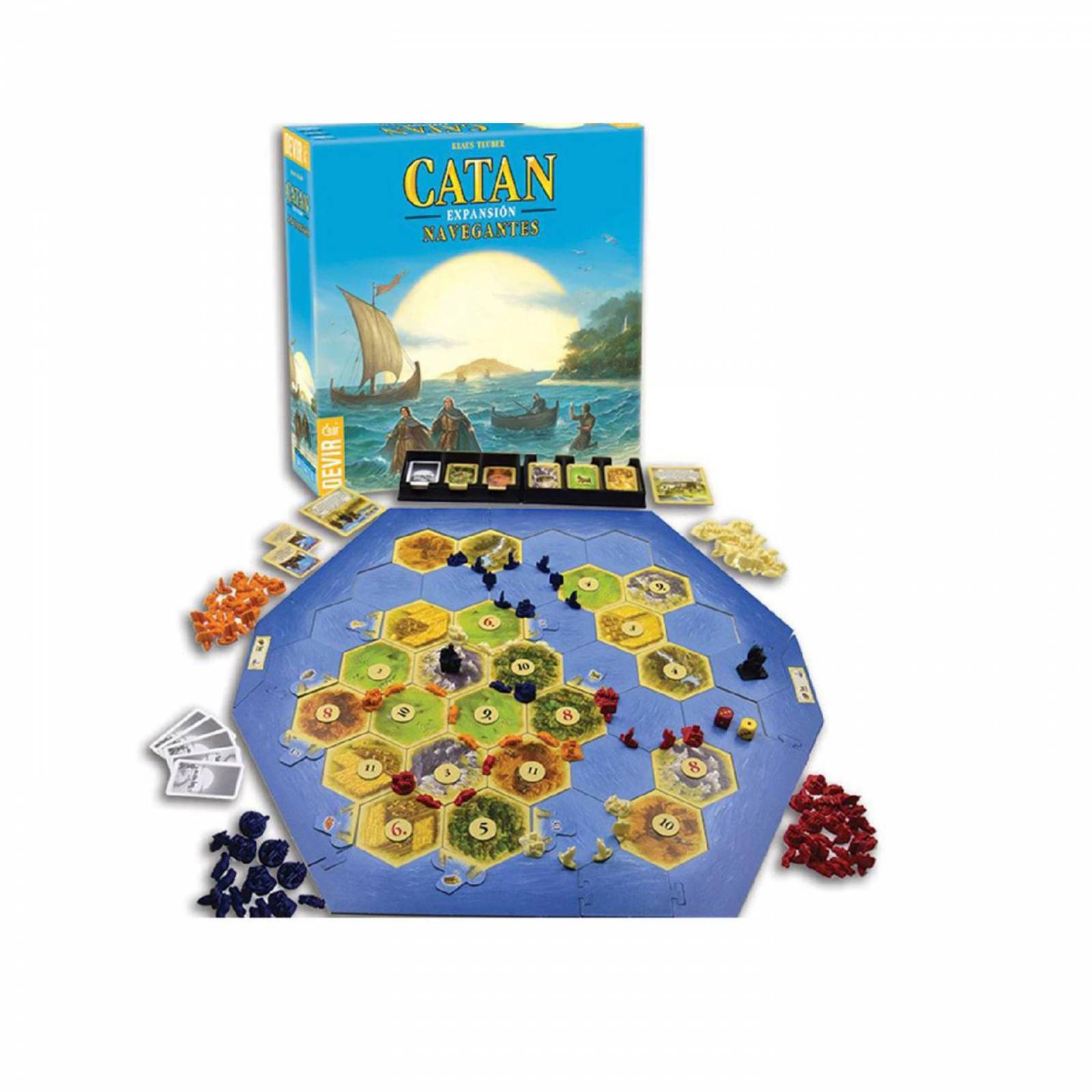 Navegantes De Catan, Expansión, Devir, Juego De Mesa