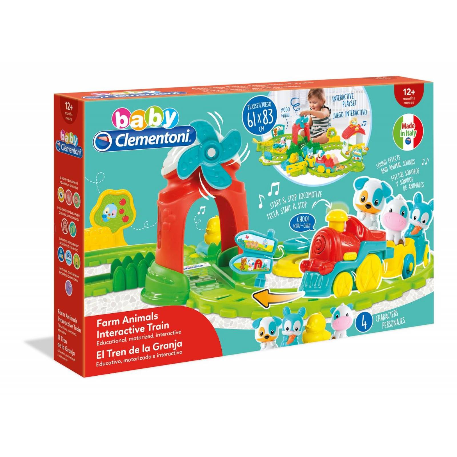Centro De Actividad El Tren De La Granja Baby Clementoni 