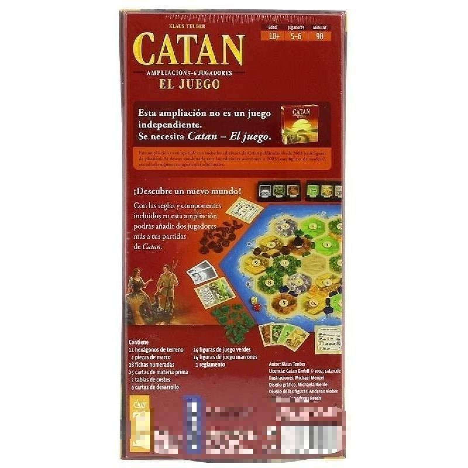 Juego De Mesa Catan Ampliación Para 5-6 Jugadores Devir 