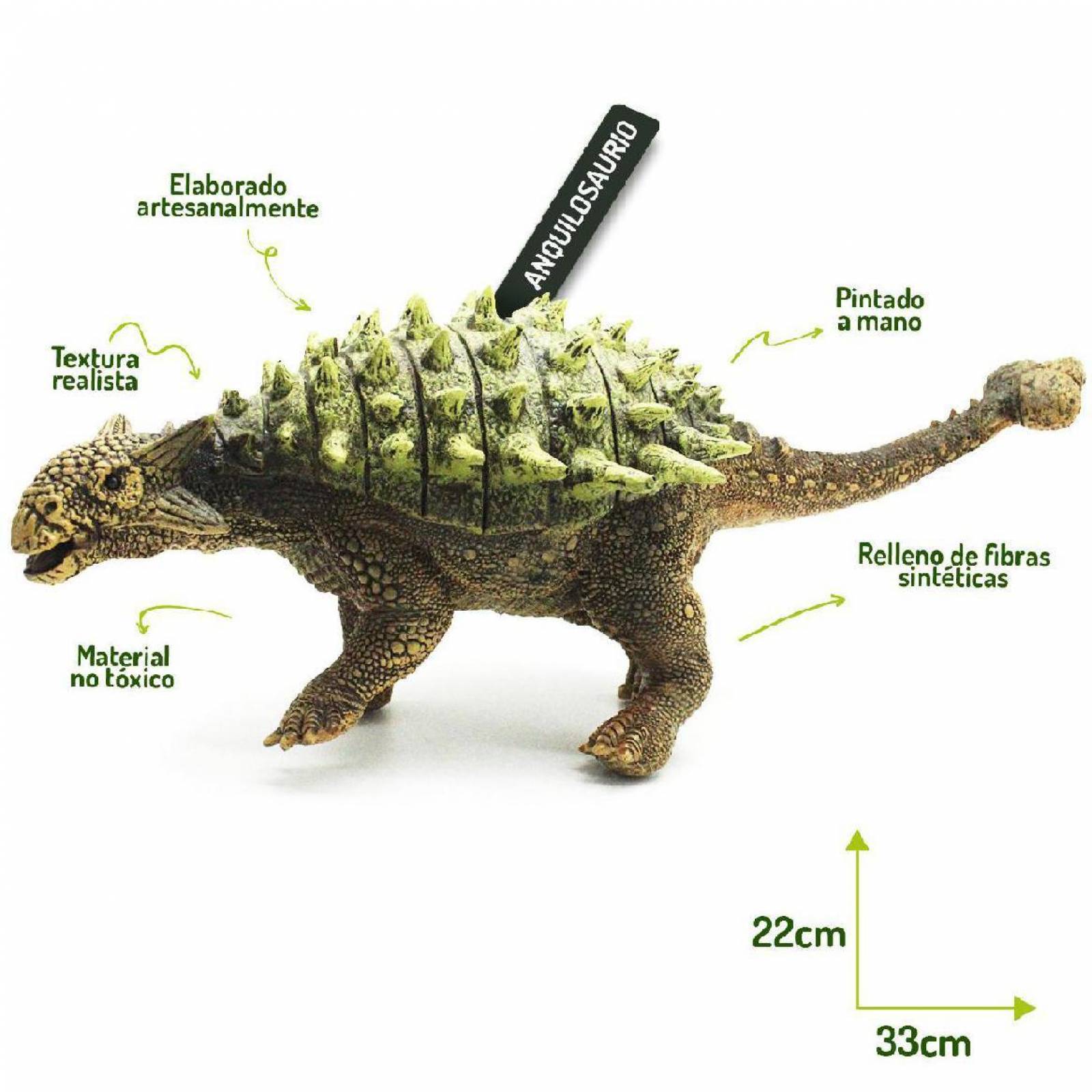 Anquilosaurio Mediano Figura Gigante Dinosaurio Jurrasic 