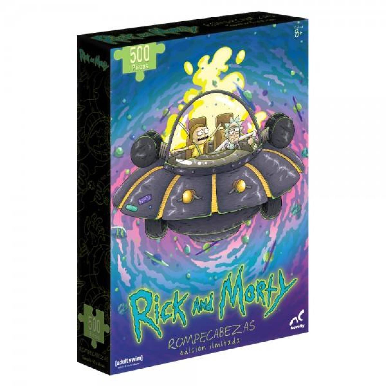 Rompecabezas 500 Piezas, Coleccionable Rick And Morty 