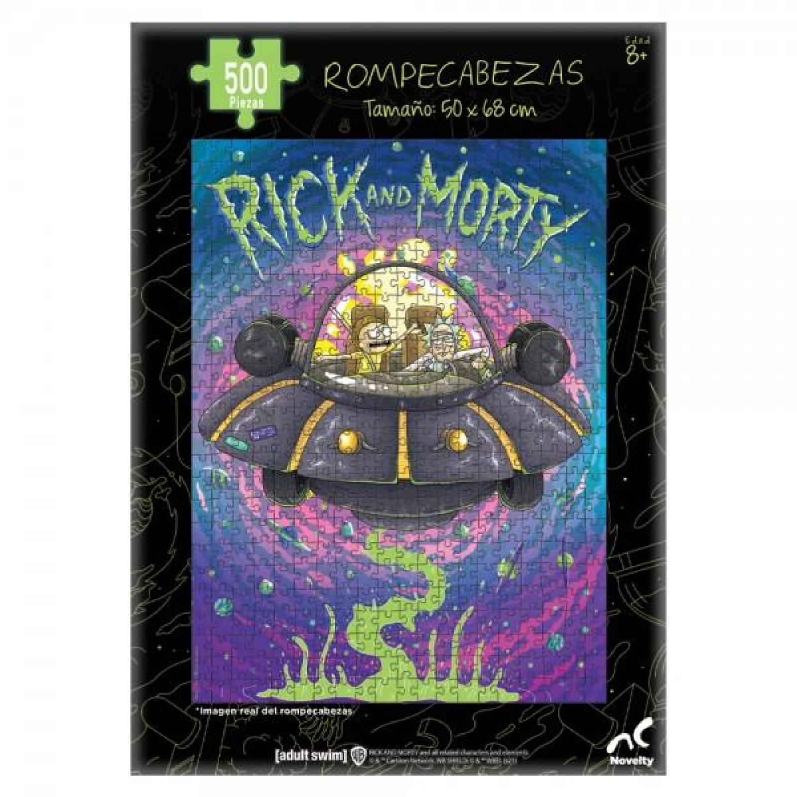 Rompecabezas 500 Piezas, Coleccionable Rick And Morty 