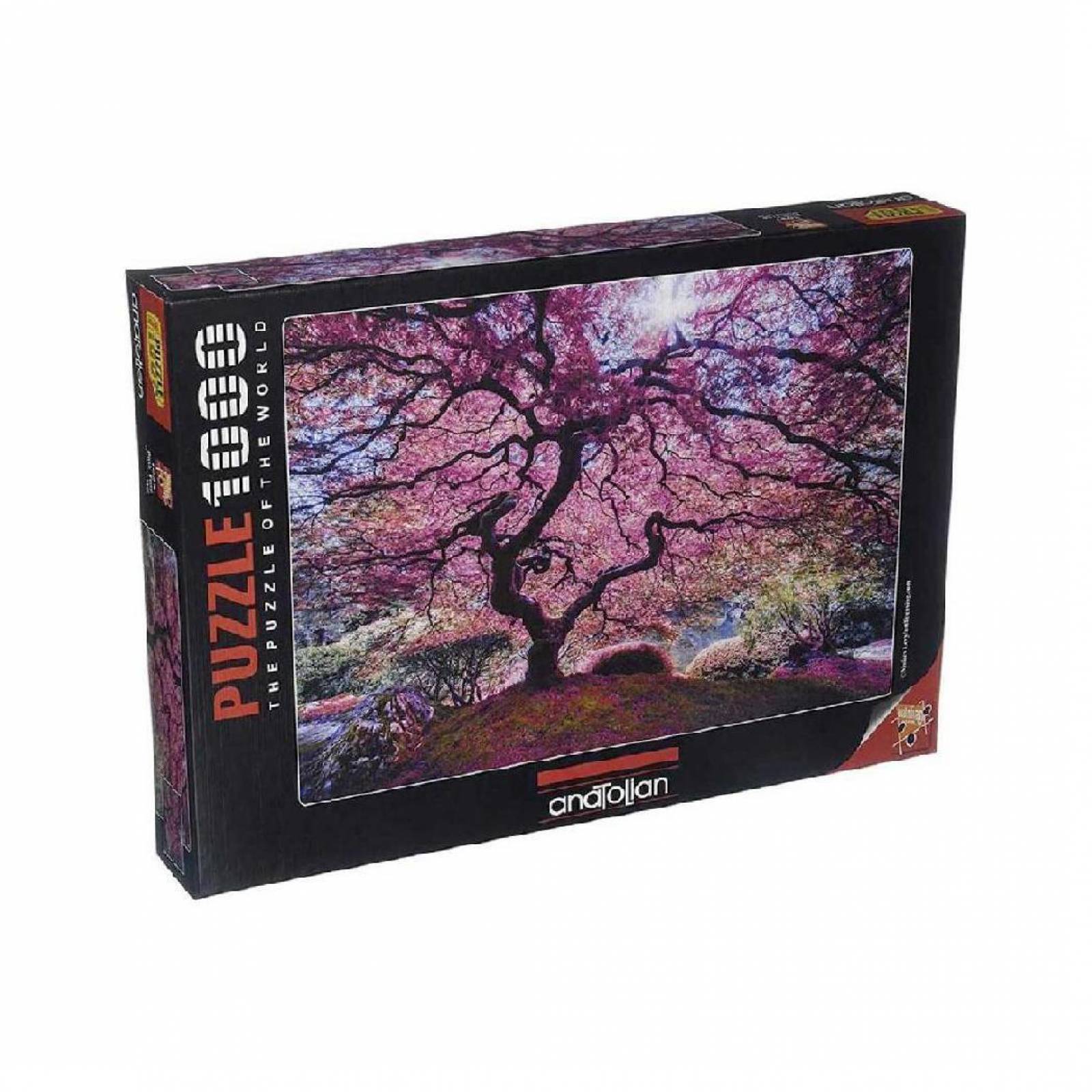 Arbol Rosa, Rompecabezas 1000 Piezas, Anatolian, Paisaje 