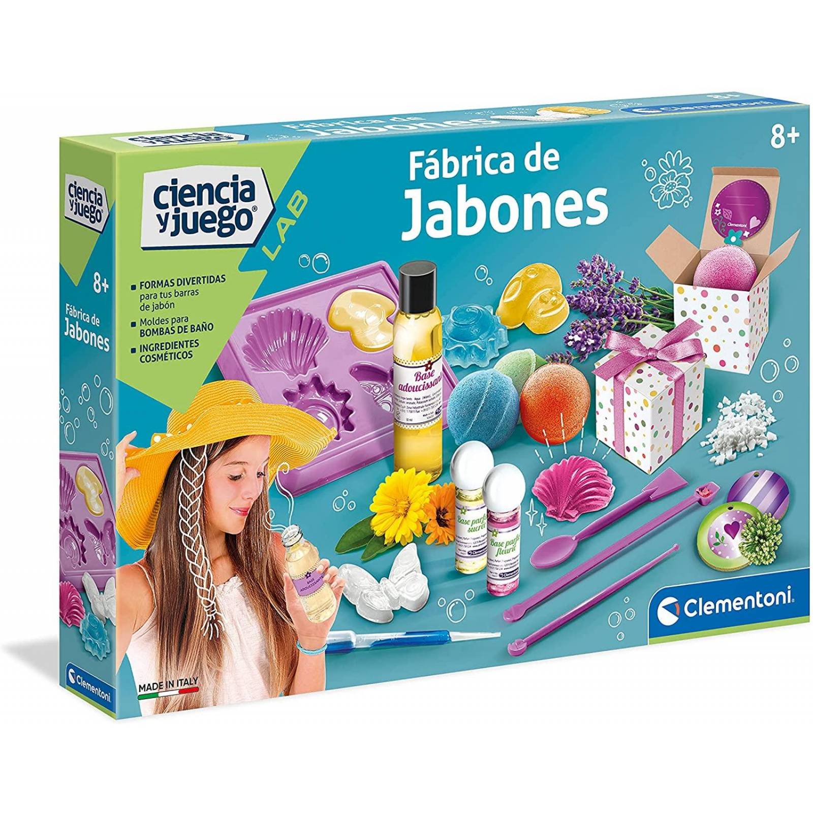 Kit Laboratorio Fabrica de jabones,Juego Clementoni 