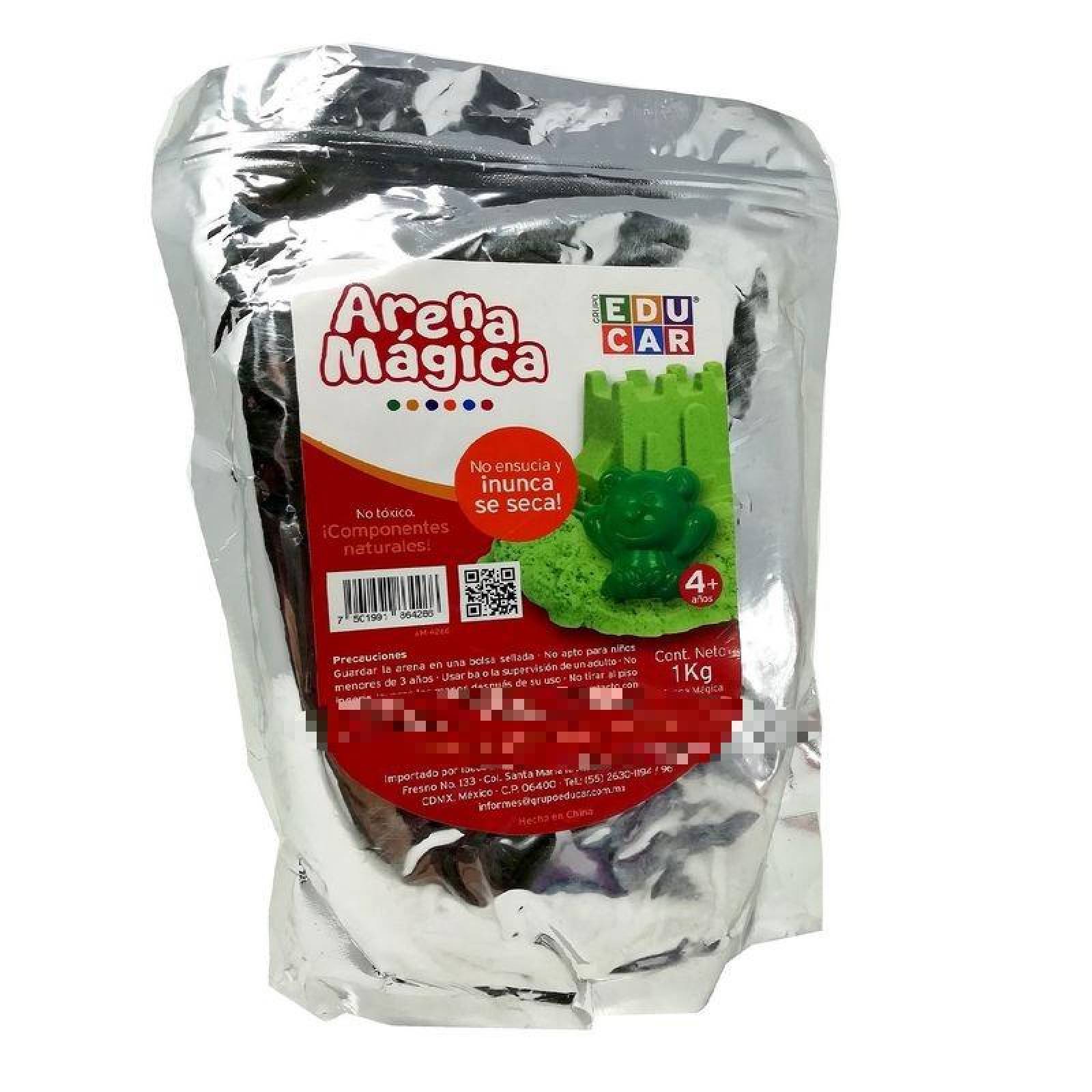 Arena Magica Moldeable 1 Kg Verde