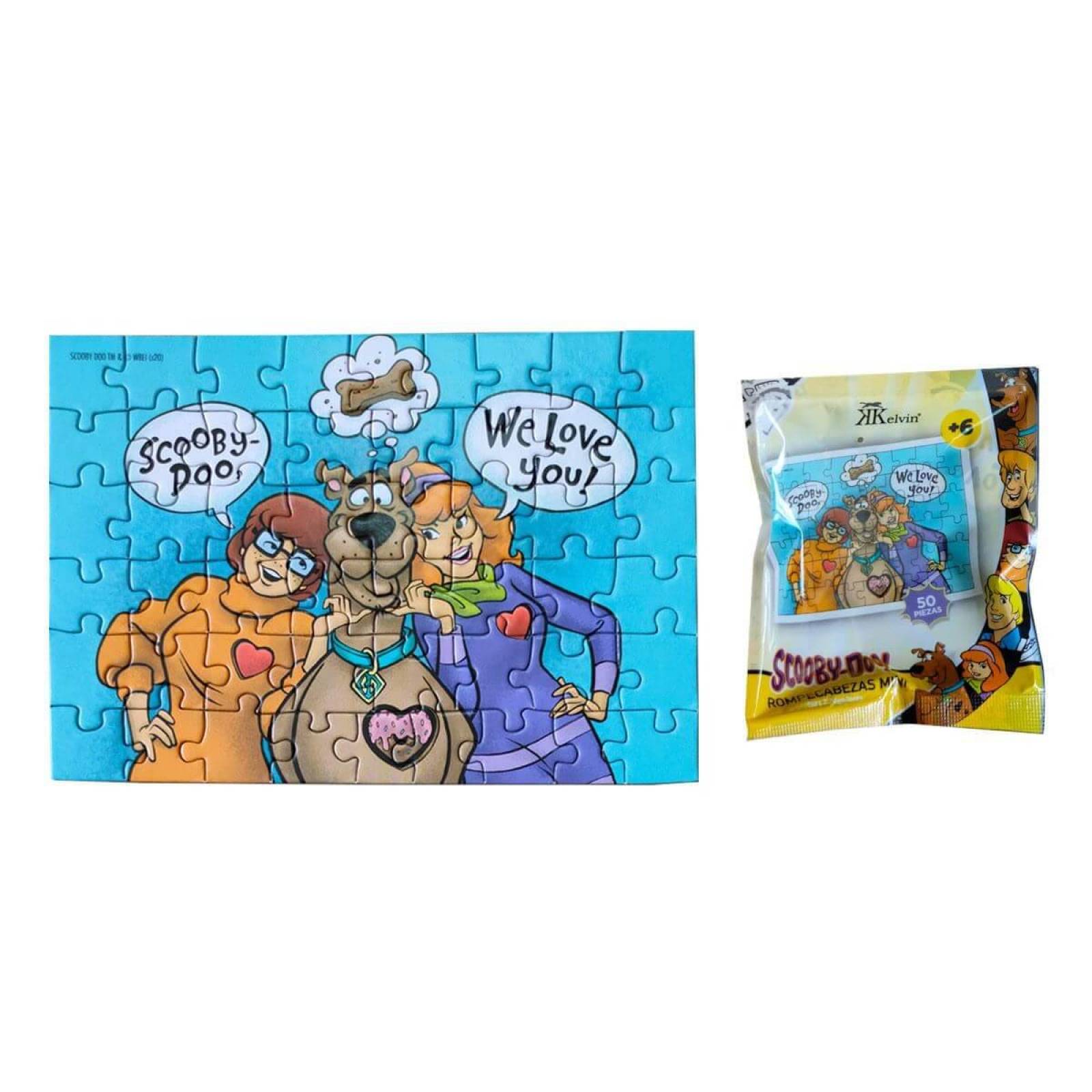 Rompecabezas Mini Scobby Doo, 50 Piezas 