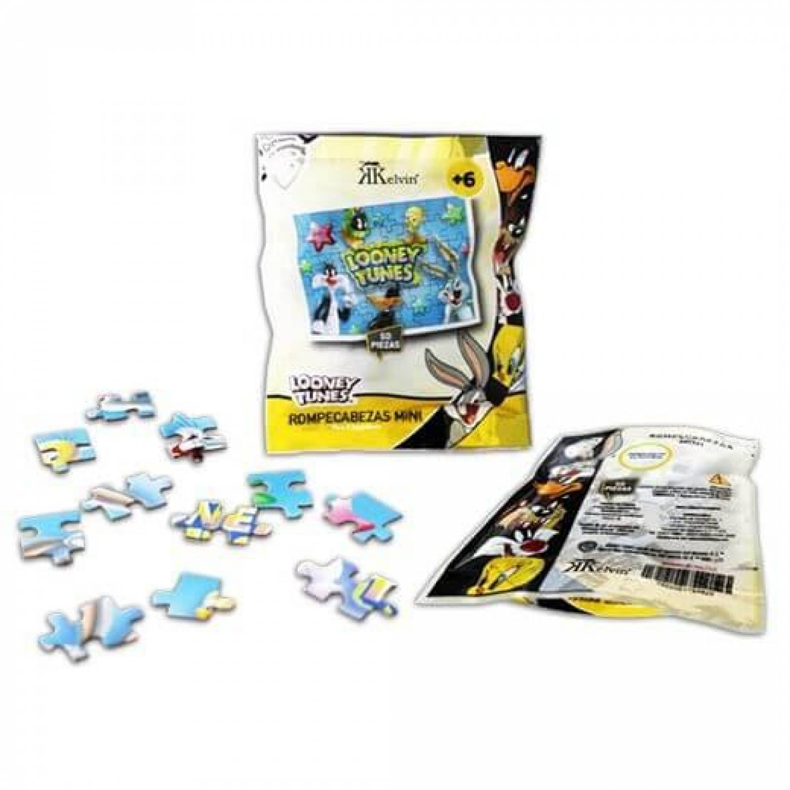 Rompecabezas Mini Looney Tunes, Infantil, 50 Piezas 
