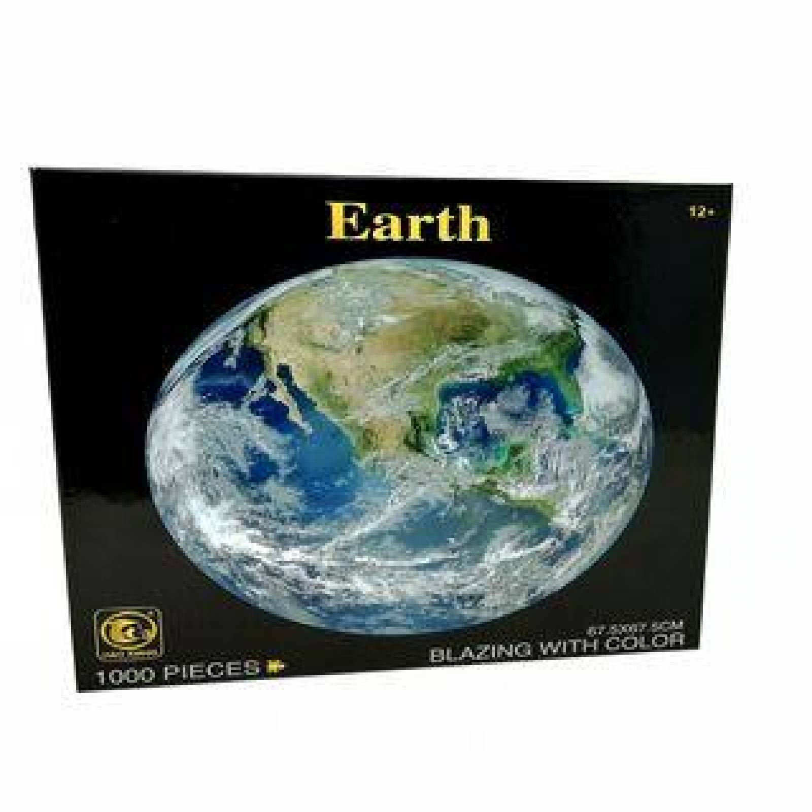 Rompecabezas Circular, Planeta Tierra, 1000 Pz, Nihao 