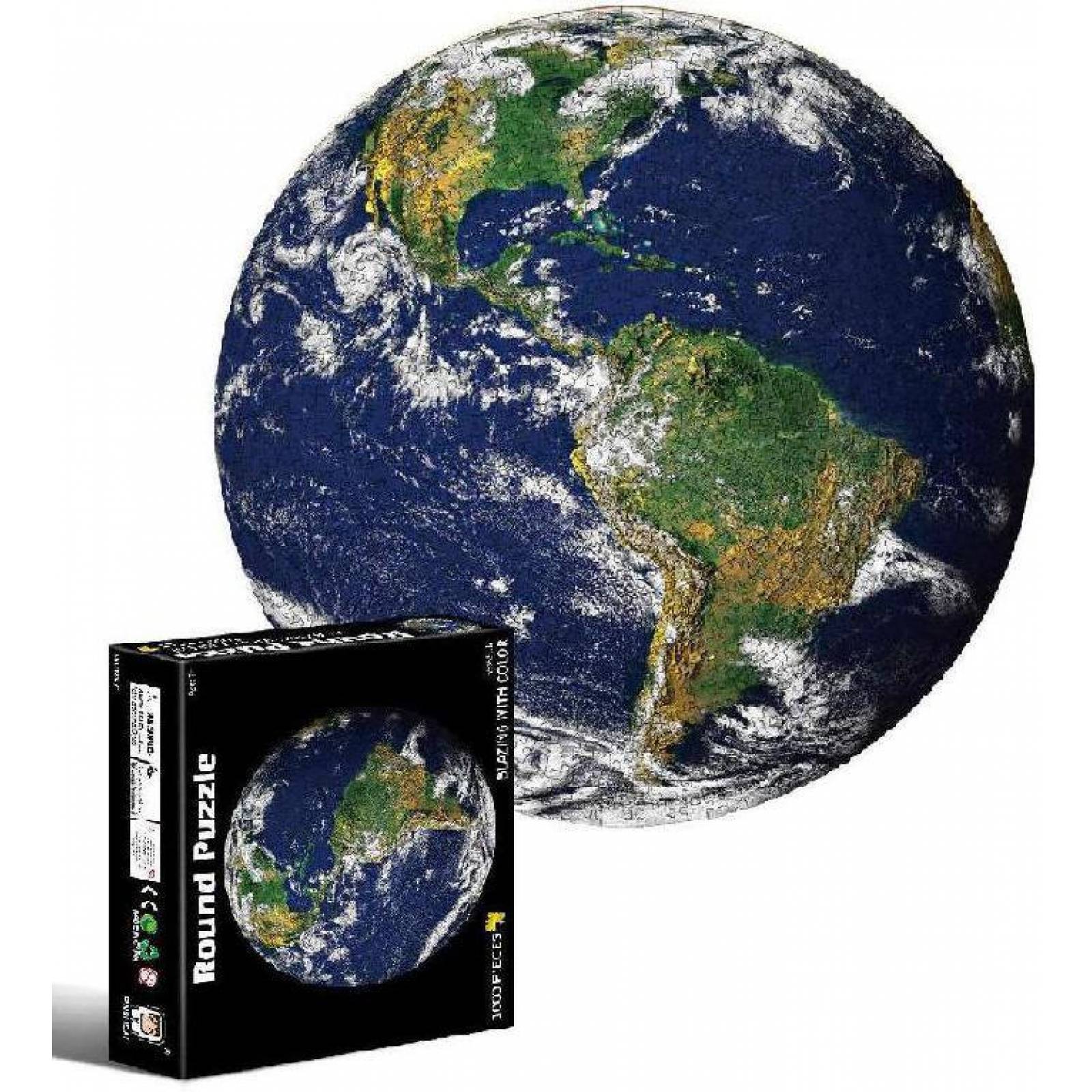 Rompecabezas Circular, Planeta Tierra, 1000 Pz, Nihao 