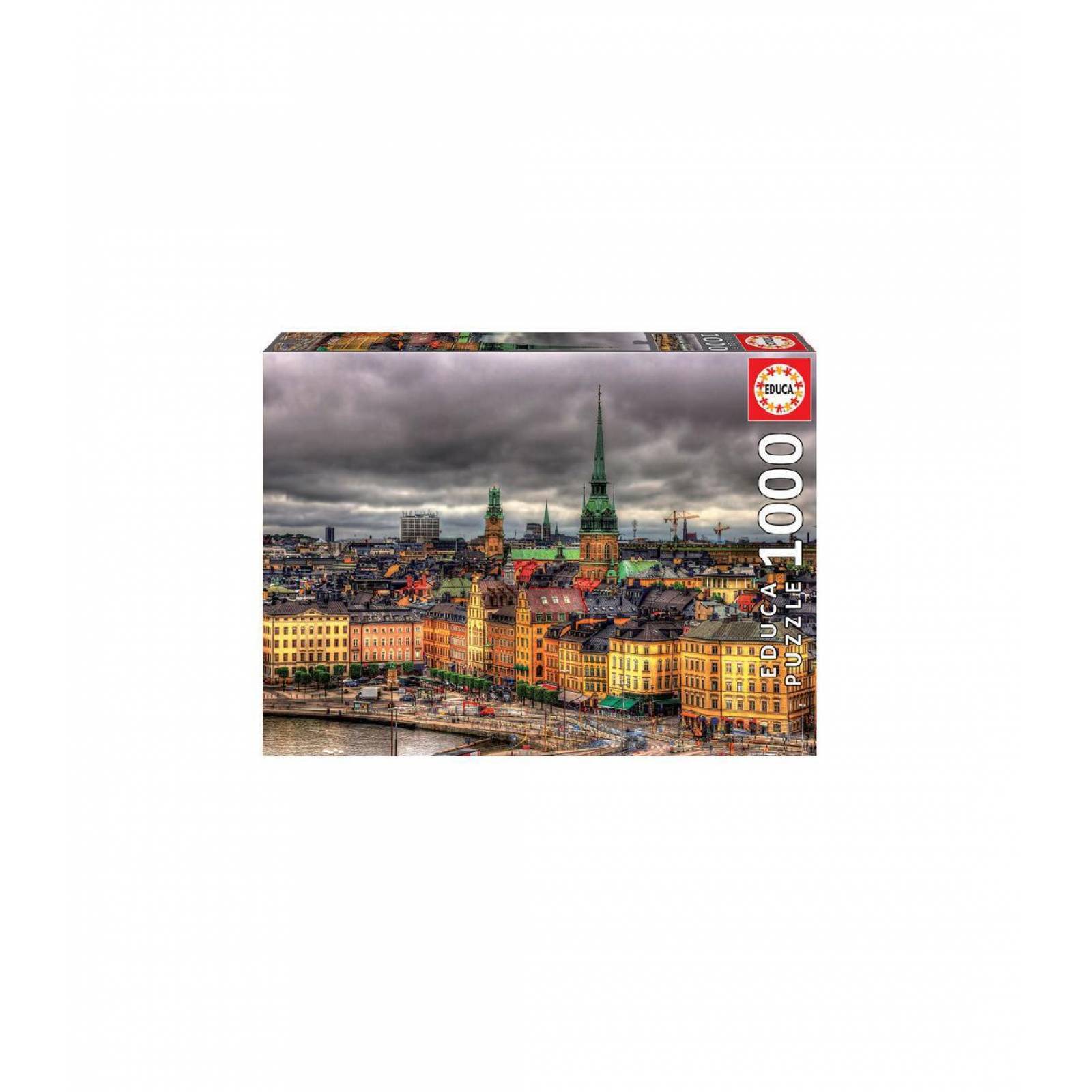 Vida Estocolmo Suecia, Rompecabezas, 1000 Pzas, Educa 