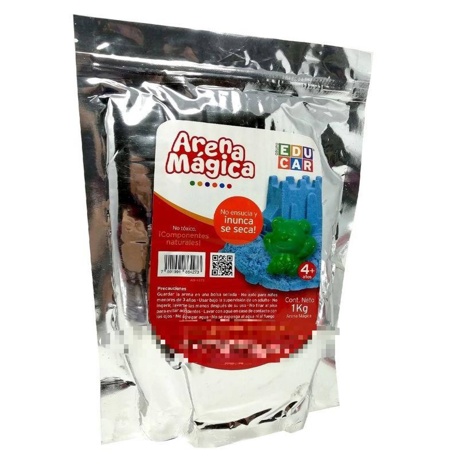Arena Magica Moldeable 1 Kg Azul 
