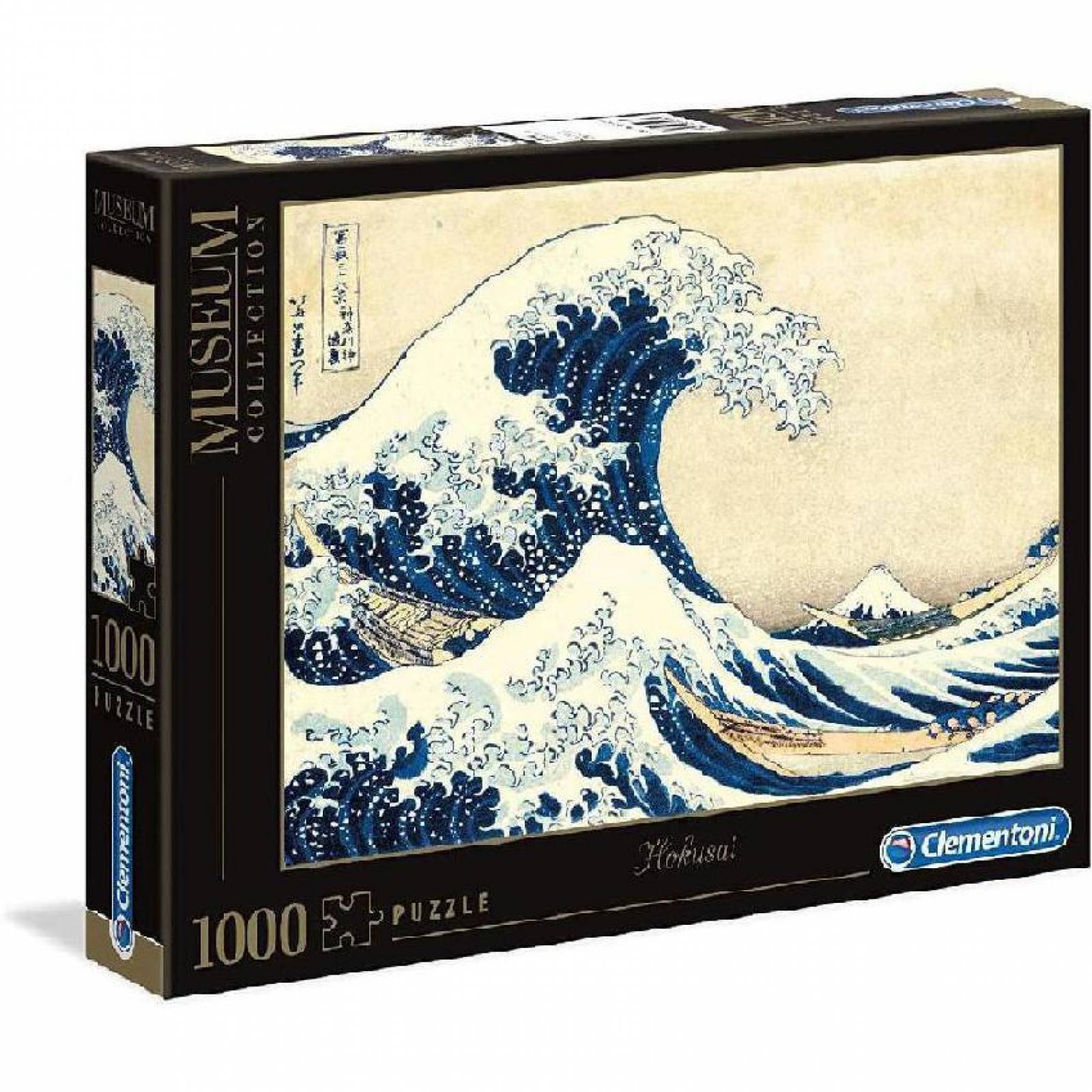 Rompecabezas 1000 Piezas, La Gran Ola De Hokusai, Clementoni 