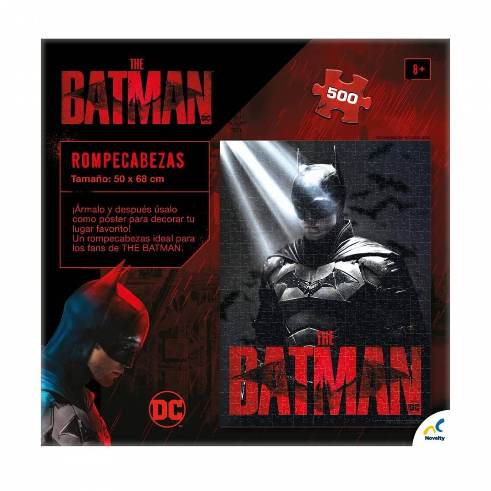 Rompecabezas Batman Película Robert Pattinson DC 500 Piezas 