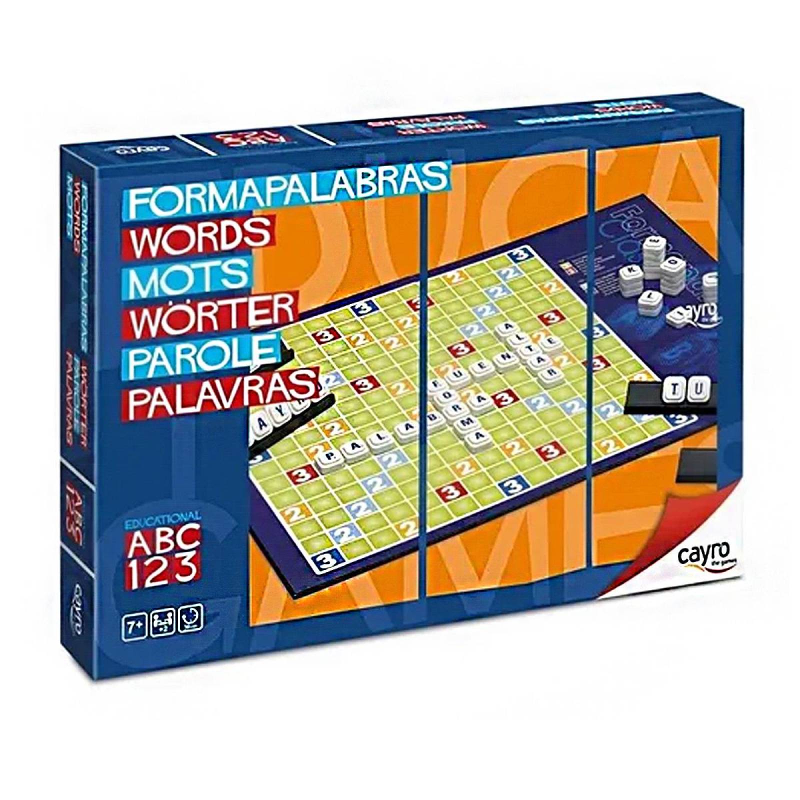 Juego De Mesa Forma Palabras Educativo ABC 123 Cayro .