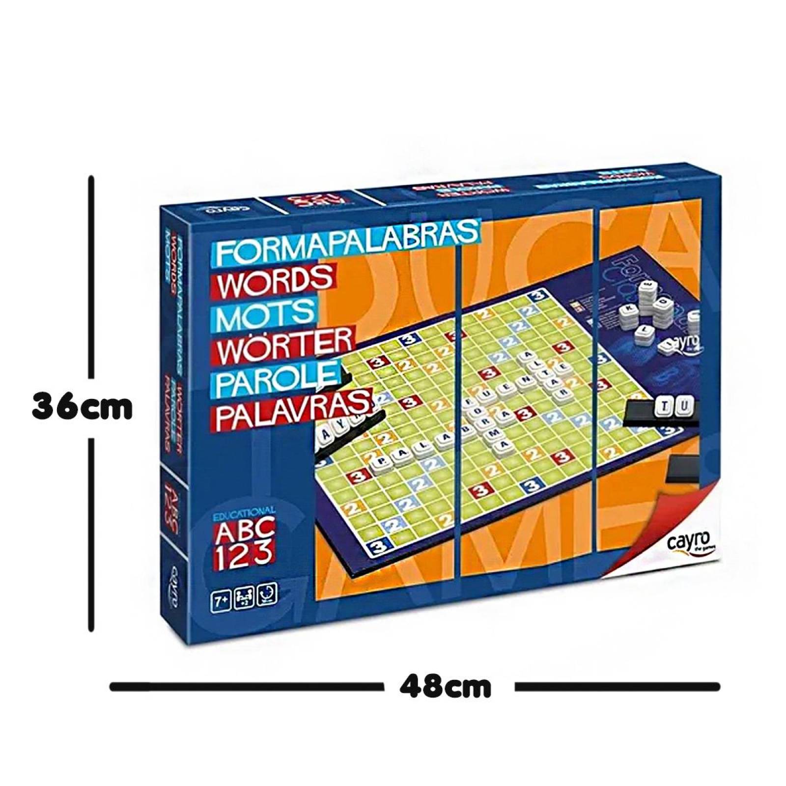 Juego De Mesa Forma Palabras Educativo ABC 123 Cayro .