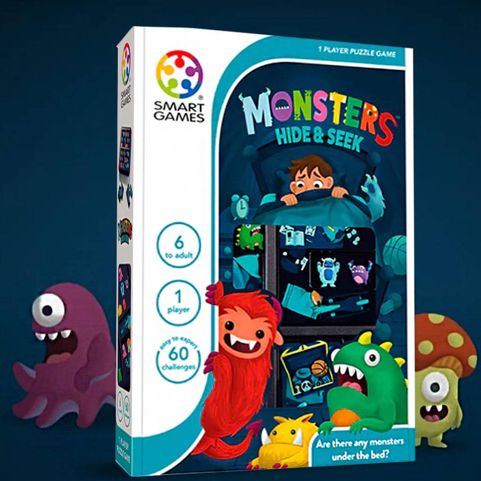 Juego De Mesa Y Destreza Monsters Hide & Seek Smart Games 