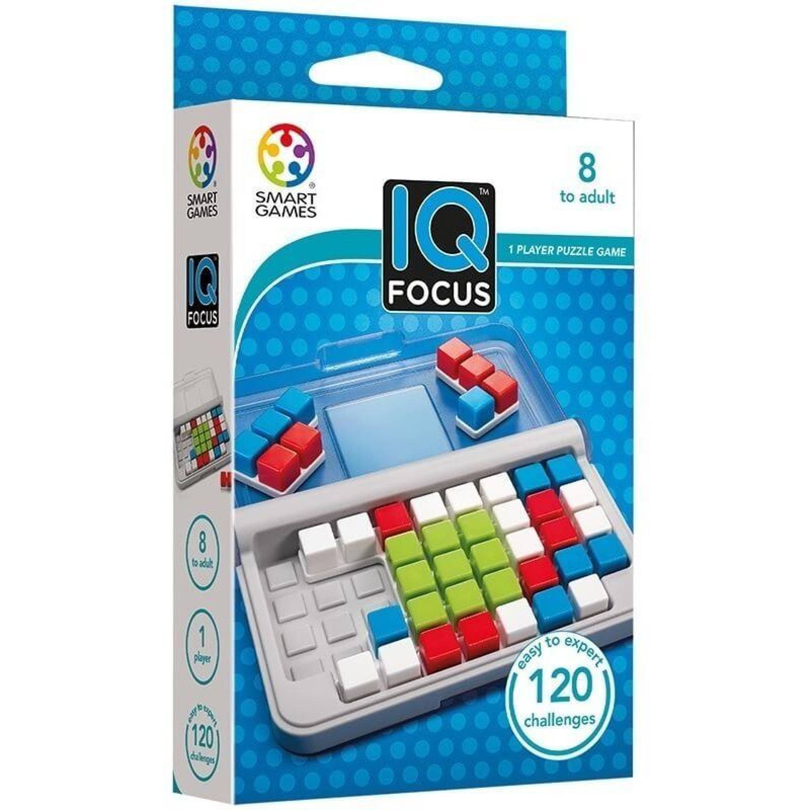 Juego De Mesa IQ Focus Smart Games 120 Retos 