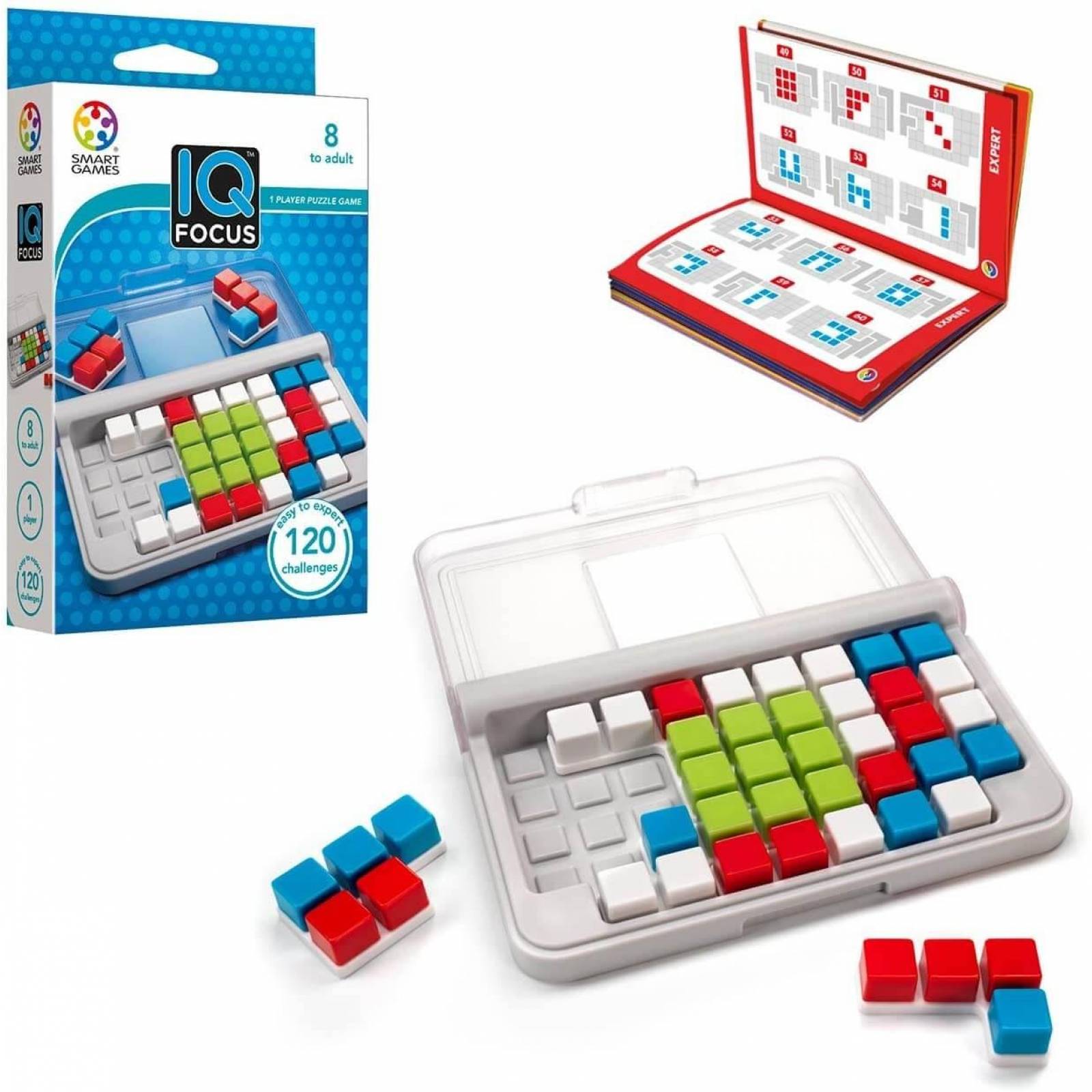 Juego De Mesa IQ Focus Smart Games 120 Retos 