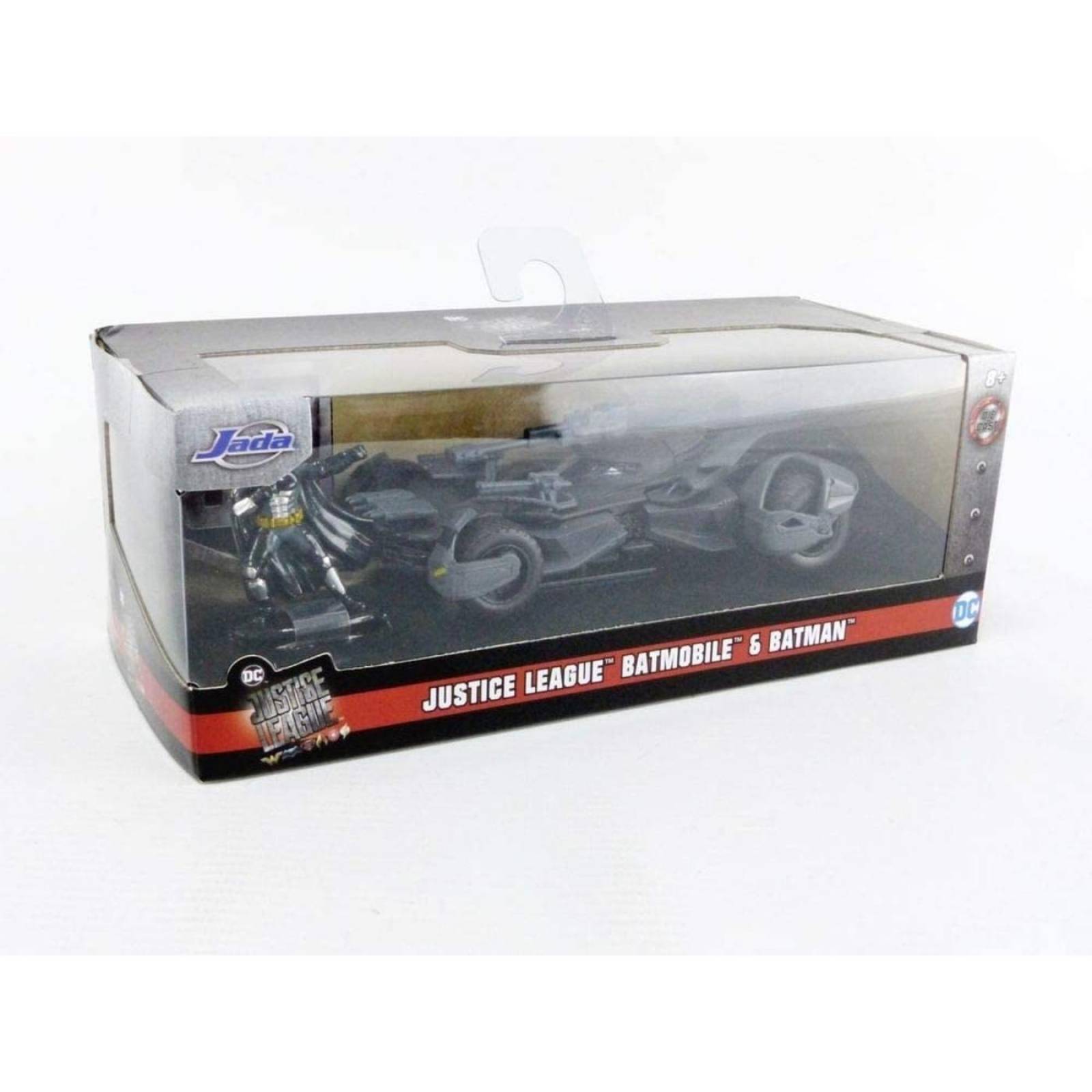 Batmobile & Batman Die Cast Justice League 1:32 Escala DC