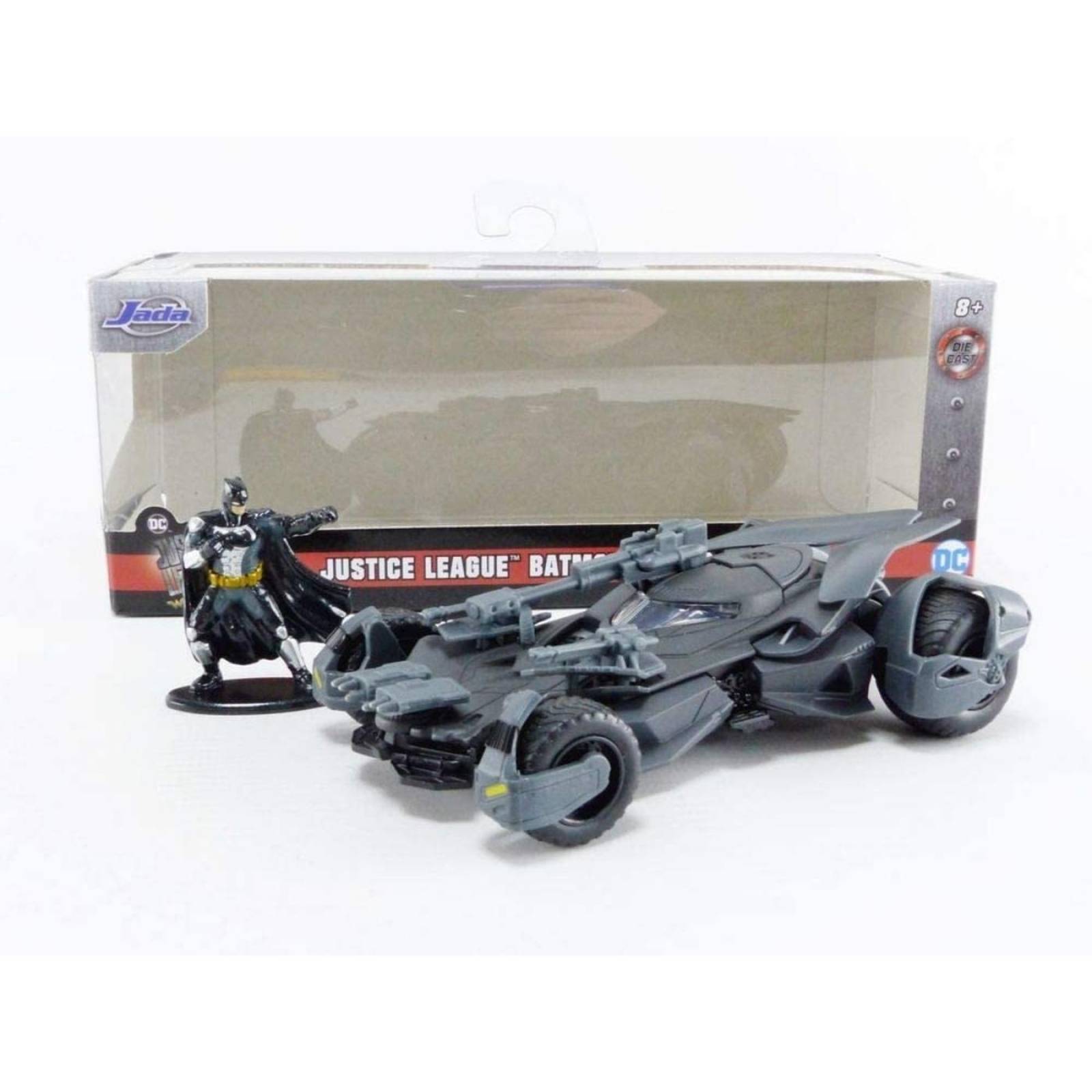 Batmobile & Batman Die Cast Justice League 1:32 Escala DC