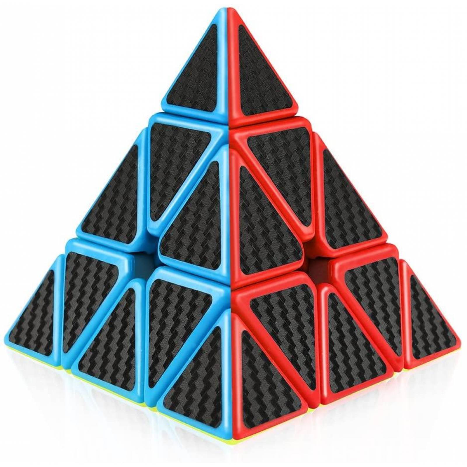 Rubik Pyraminx Carbon Fiber 3x3, Piramidal 