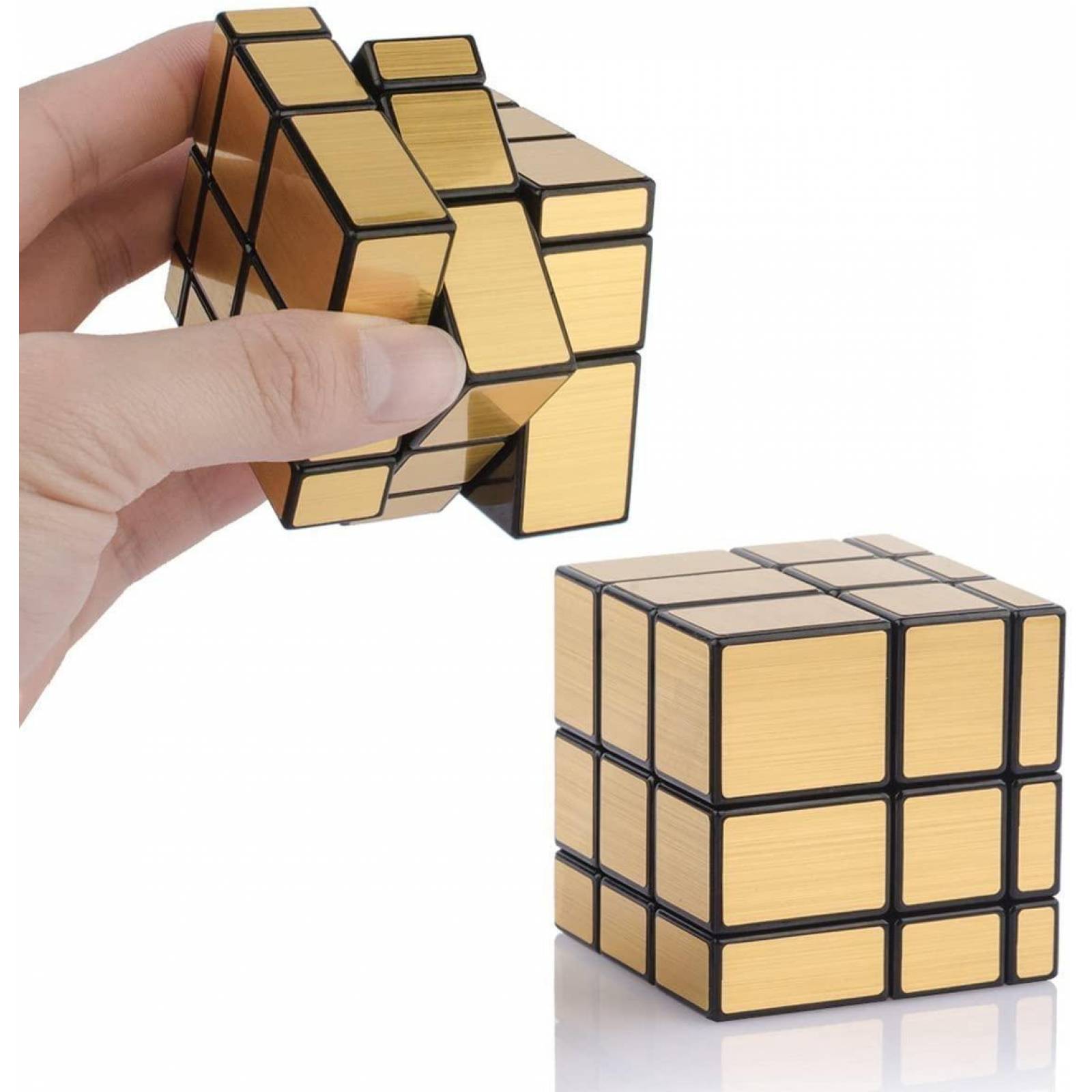 Rubik Mirror Cube - Espejo 3x3 Dorado 