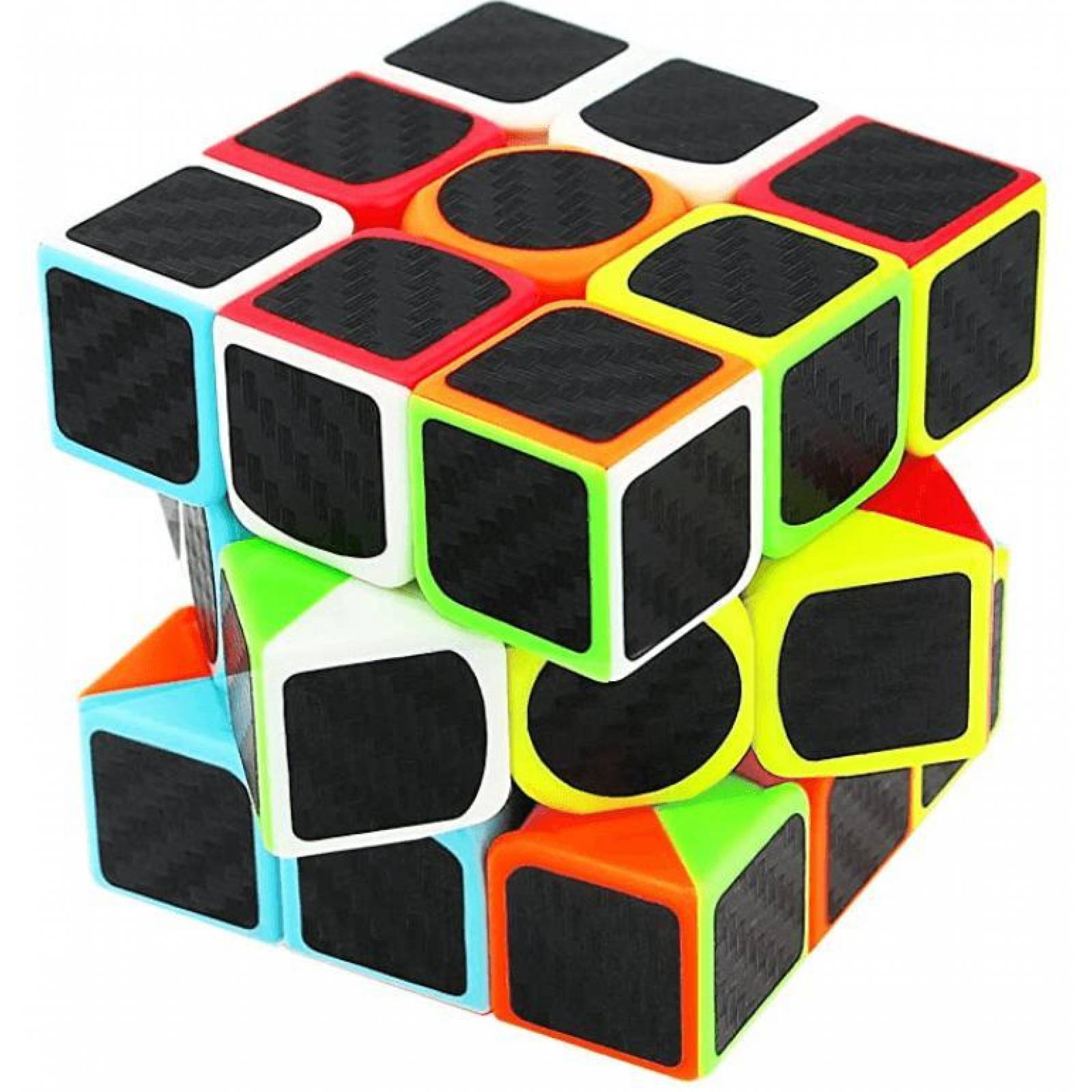 Cubo Rubik 3x3, Fibra De Carbon