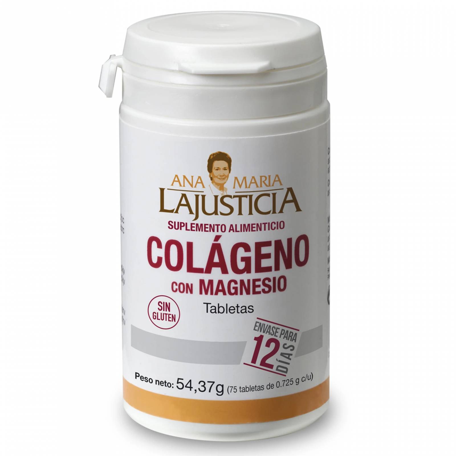 Colageno con Magnesio Tabletas 12 Días - Ana Maria Lajusticia