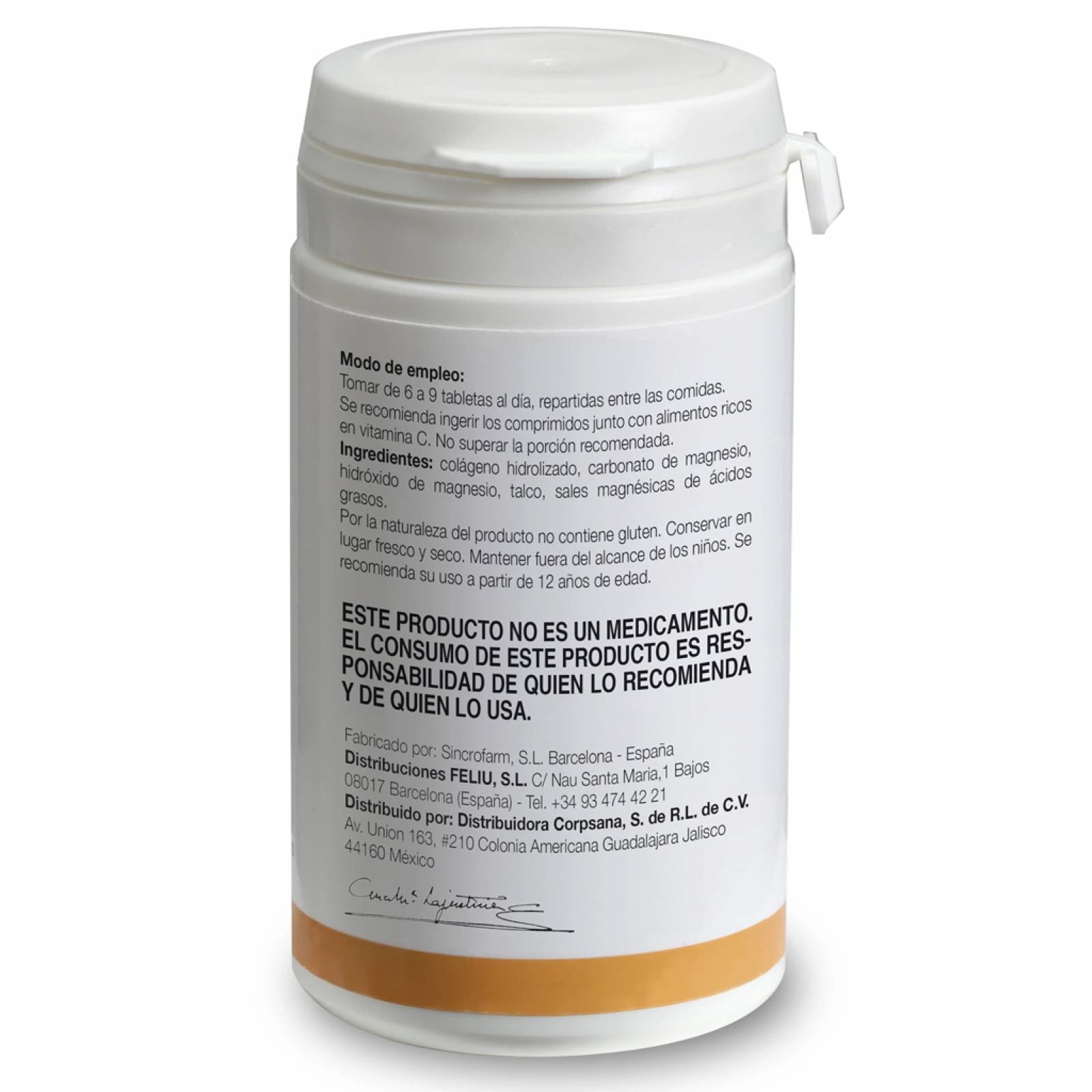 Colageno con Magnesio Tabletas 12 Días - Ana Maria Lajusticia