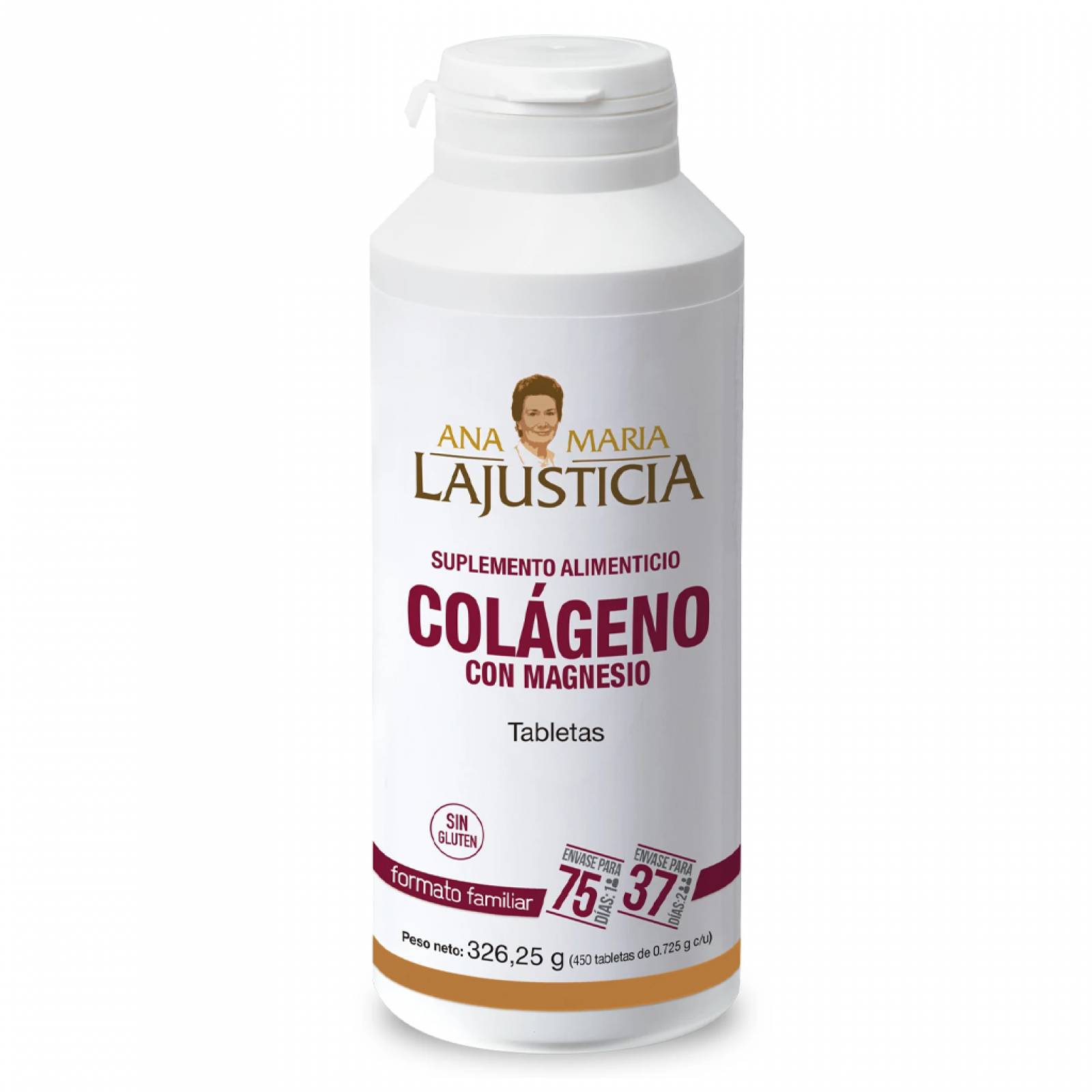Colageno con Magnesio Tabletas 75 Días - Ana Maria Lajusticia