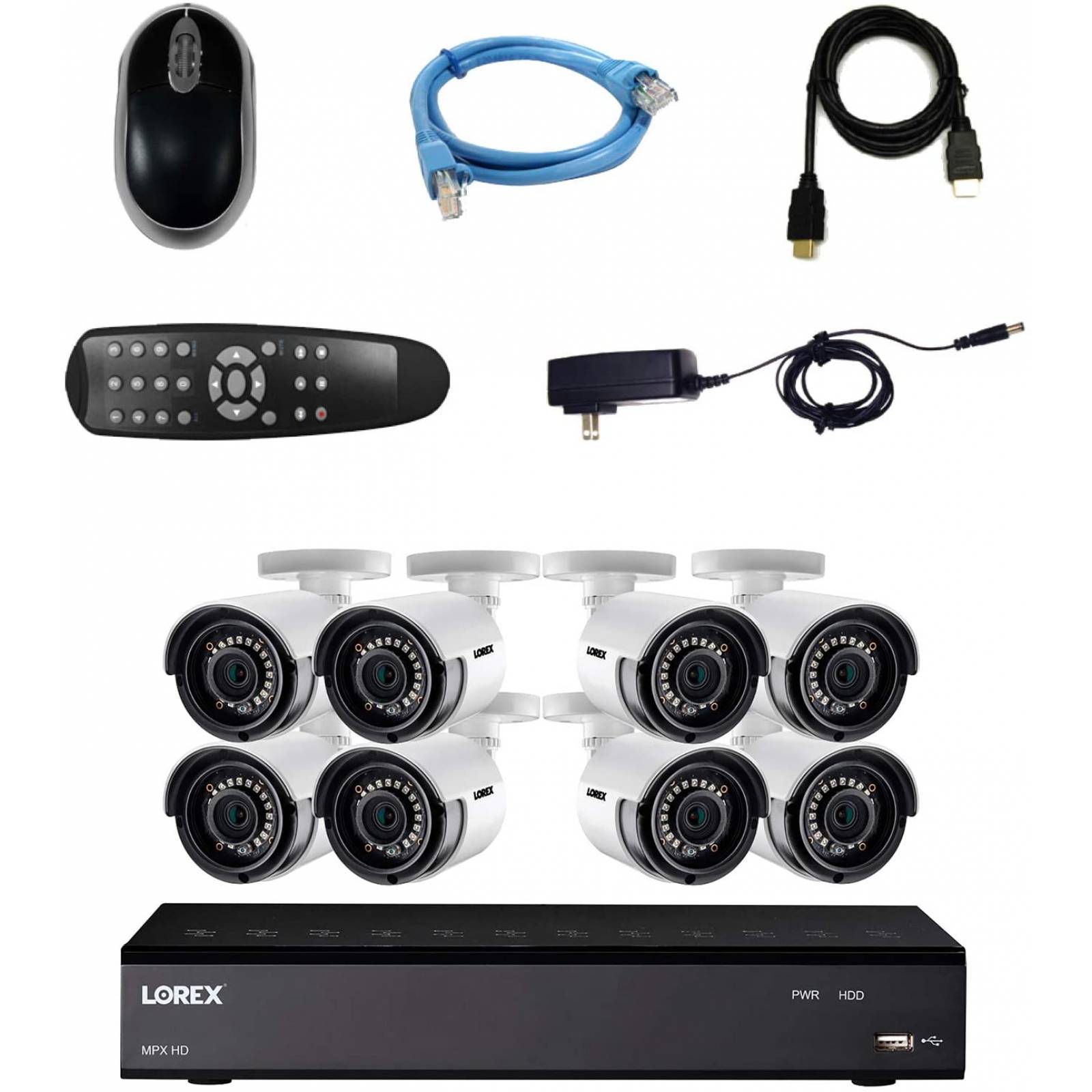 Lorex Sistema De Seguridad 8 Canales con 8 Cámaras HD 1tb